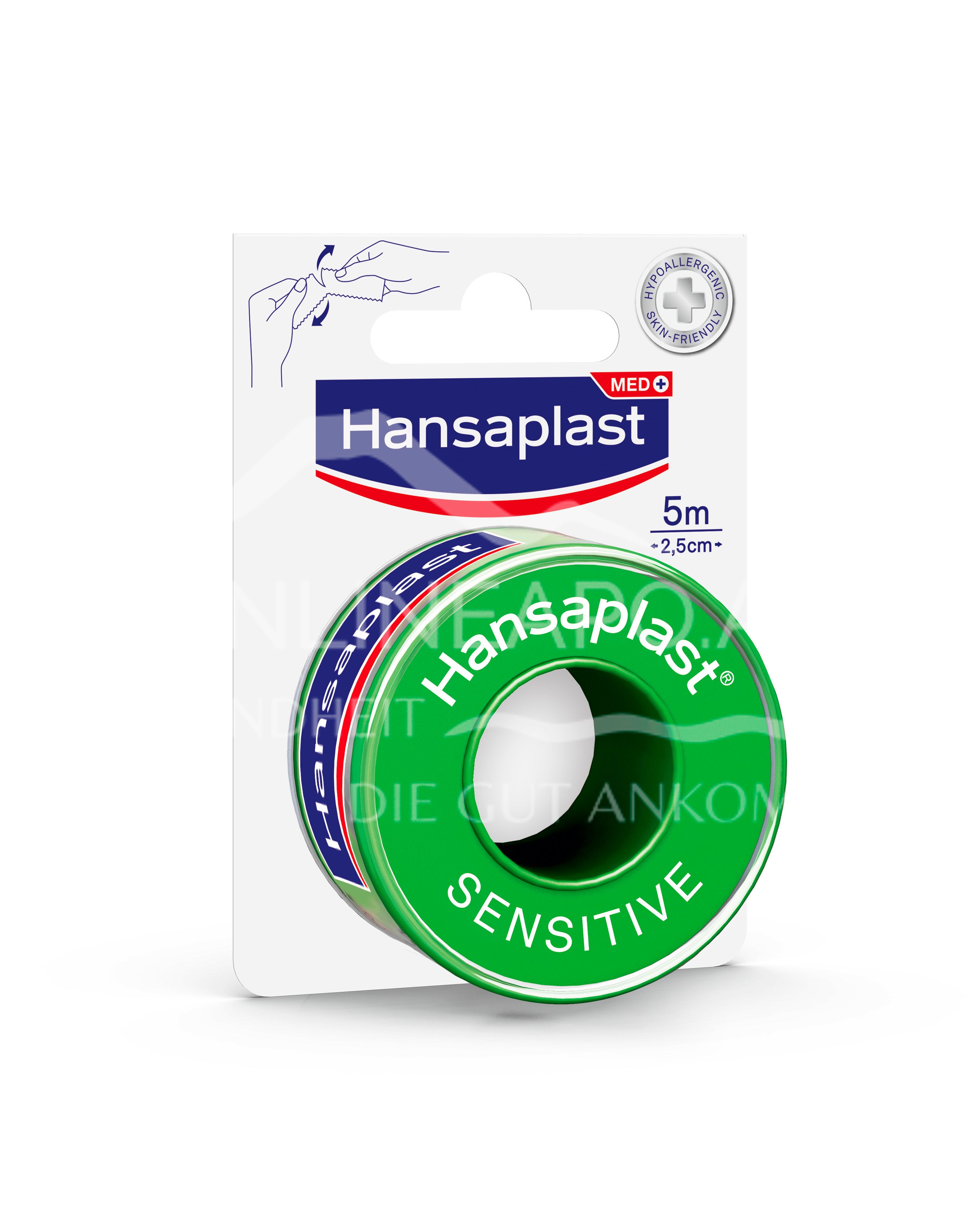 Hansaplast Sensitive Fixierpflaster 2,5cm x 5m