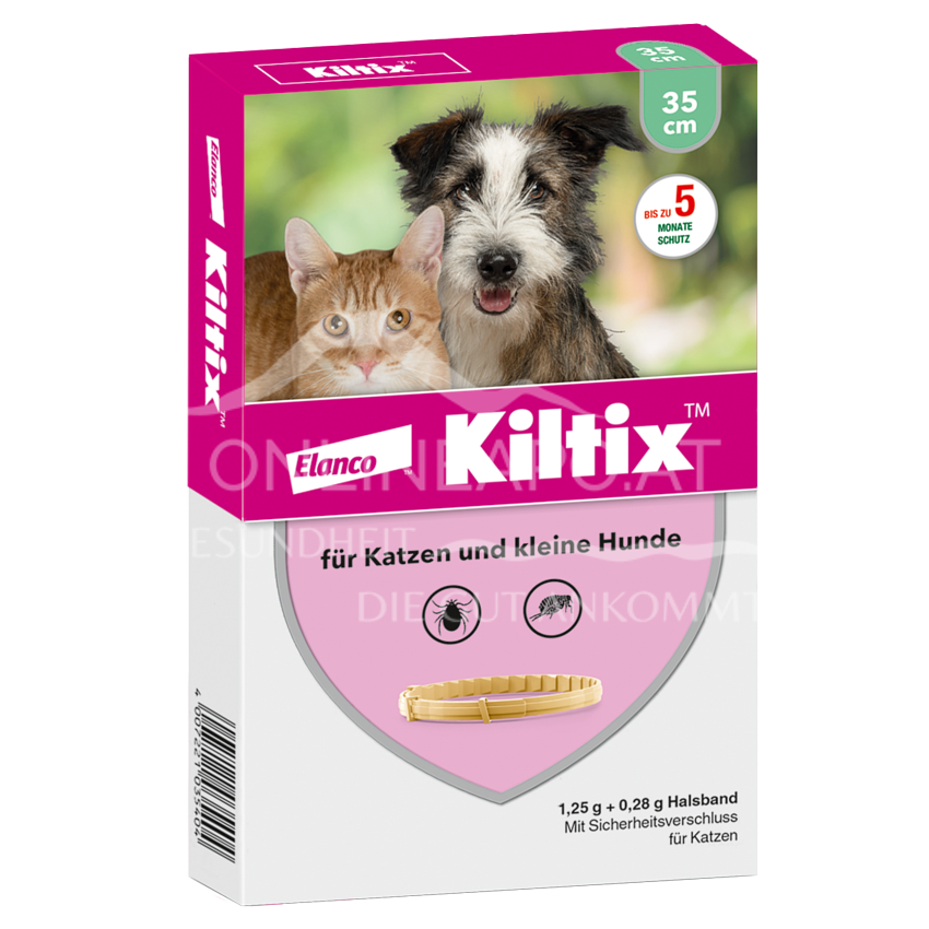 Kiltix® 1,25 g + 0,28 g Halsband für kleine Hunde und Katzen