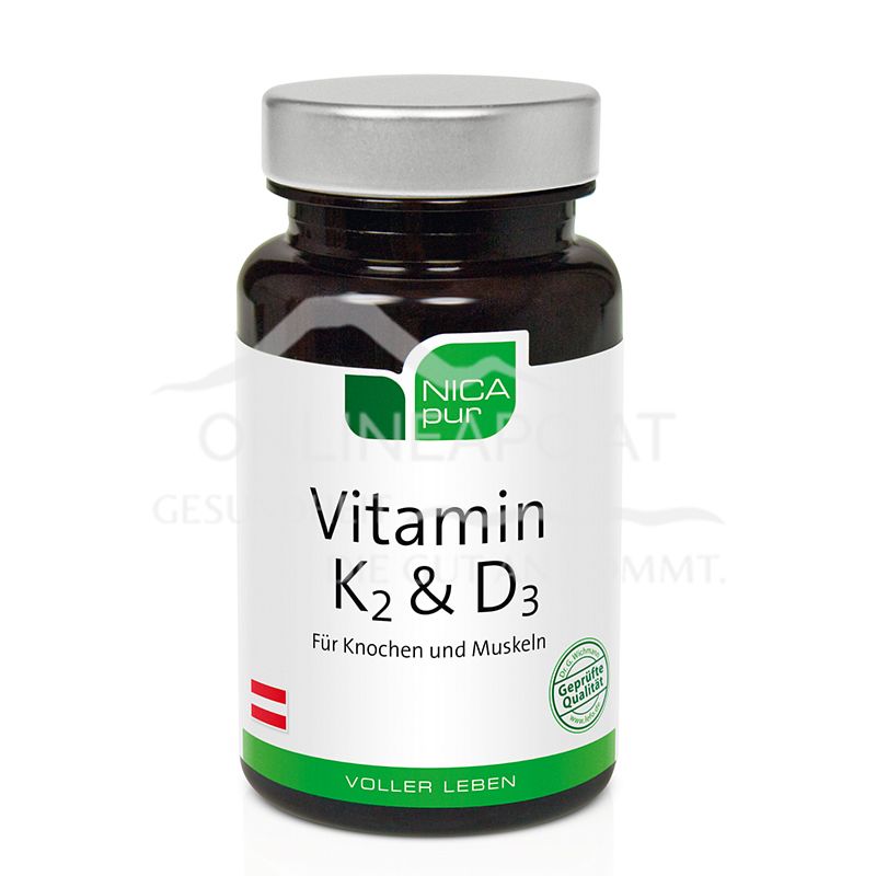 NICApur Vitamin K2&D3 Kapseln