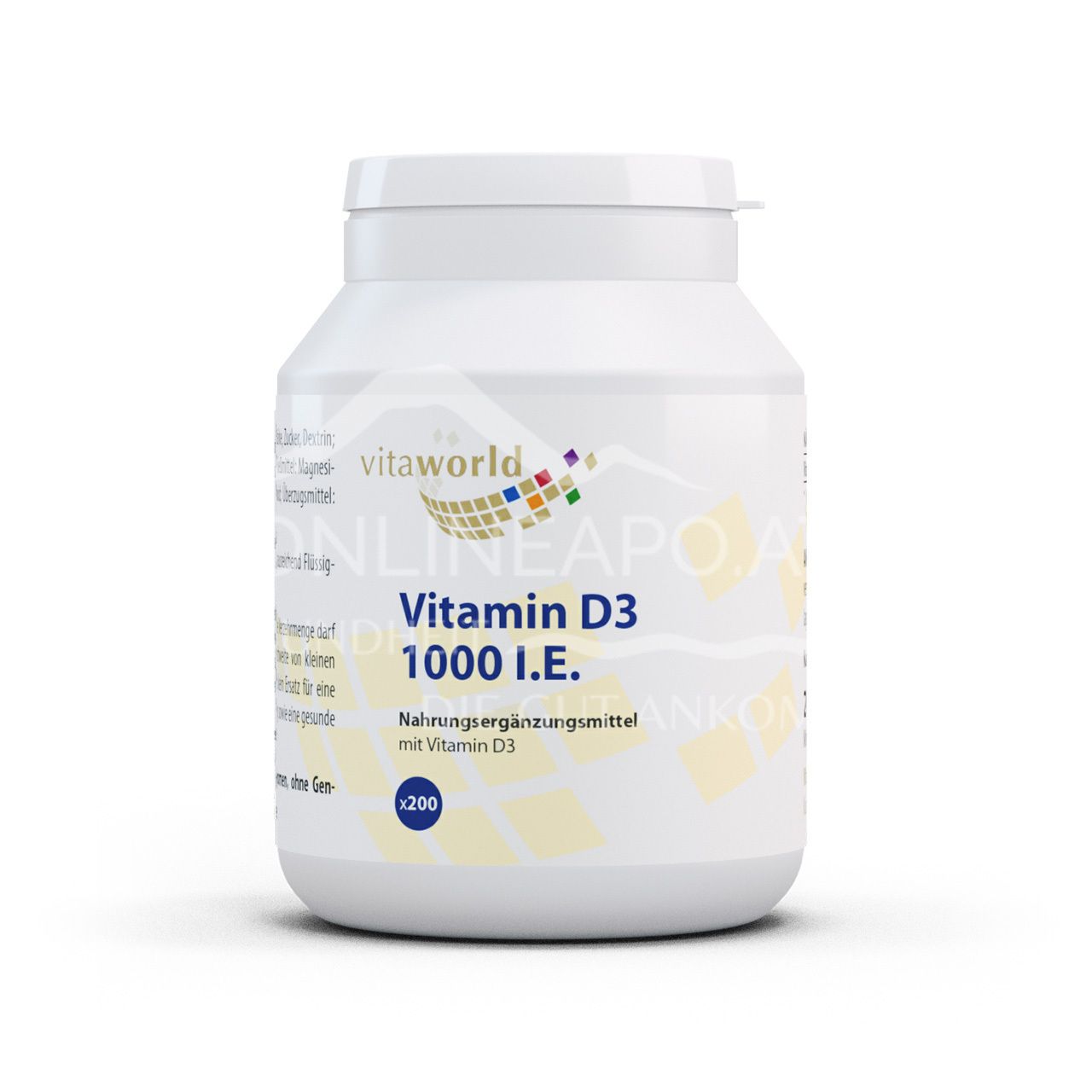 Vitaworld Vitamin D3 1000 I.E. Tabletten