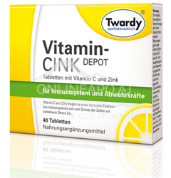 Twardy Vitamin‐Cink DEPOT Tabletten