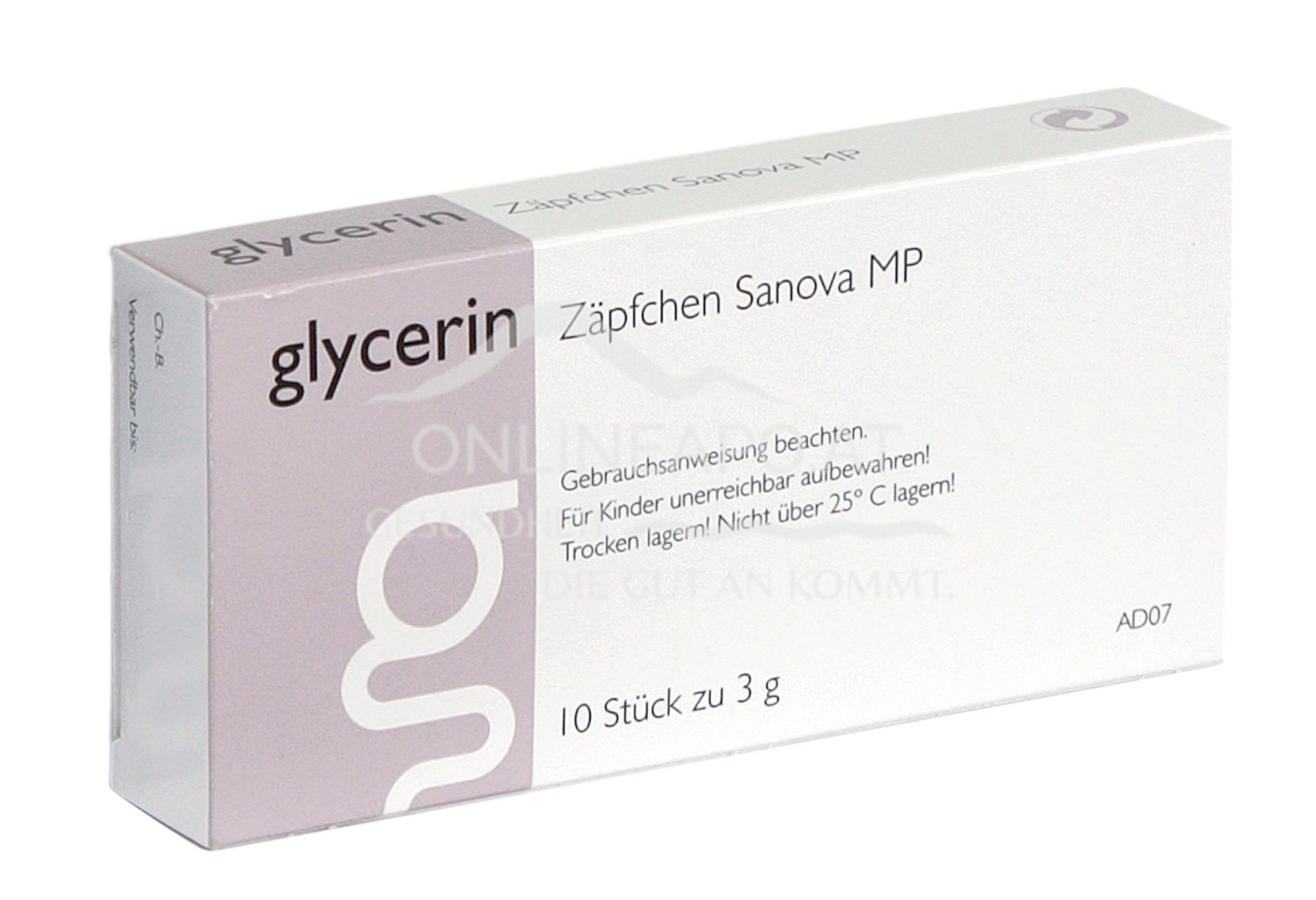 Glycerin Zäpfchen Mp Sanova
