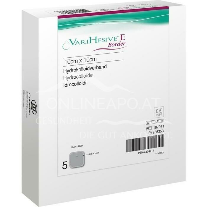 ConvaTec VARIHESIVE® E Border Hydrokolloidverband steril, 14 x 14 cm