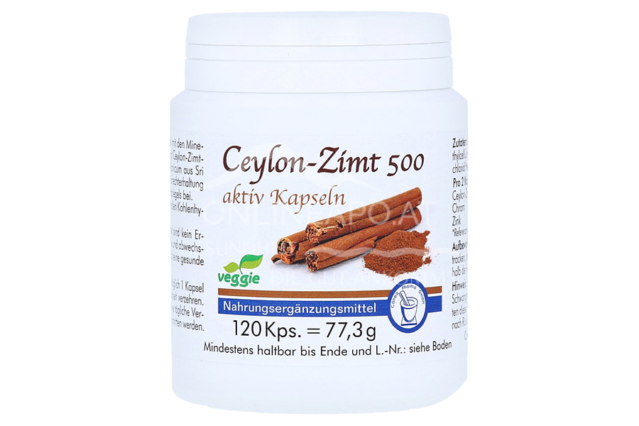 Canea Ceylon-Zimt 500 aktiv Kapseln