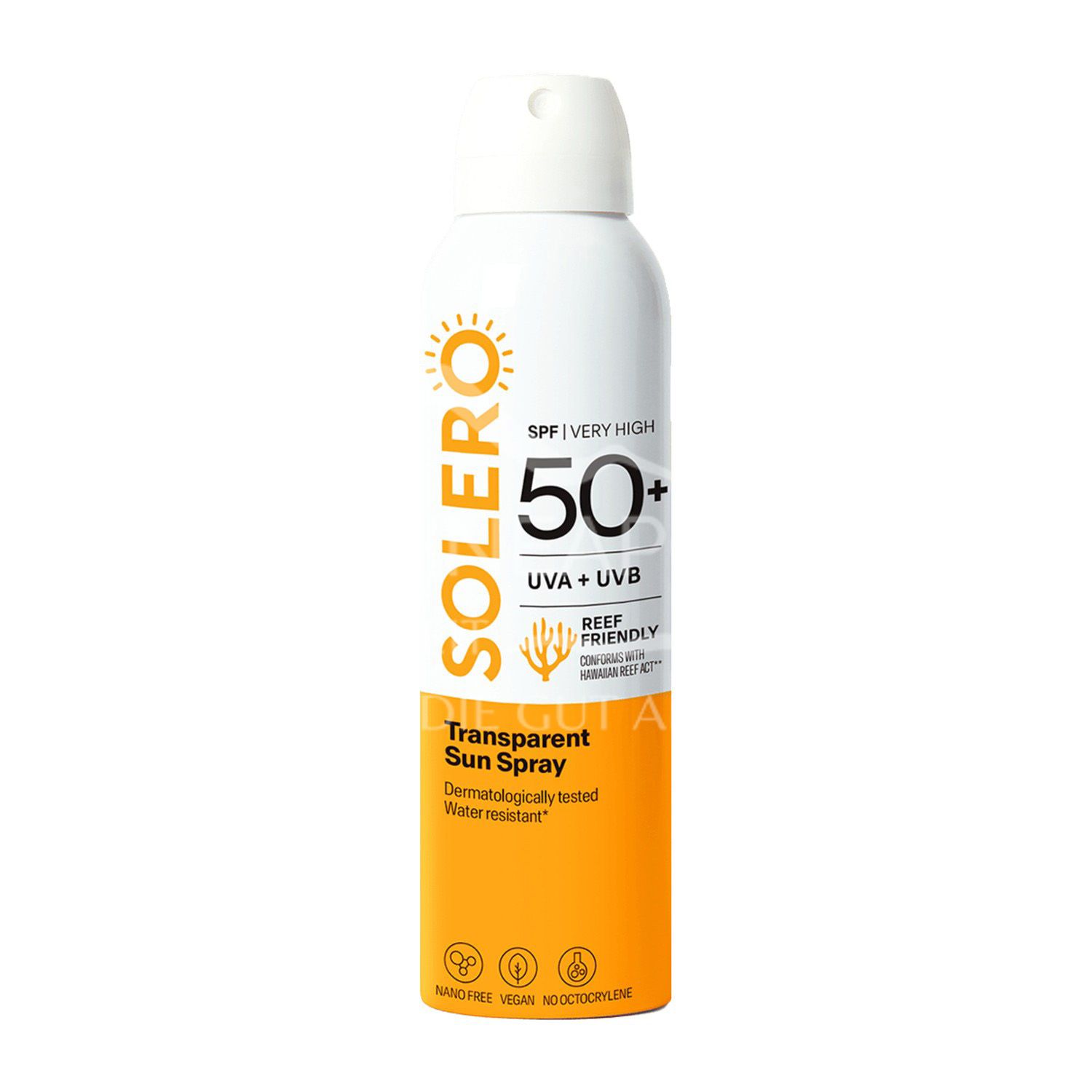 SOLERO SPF50+ Transparentes Sonnenspray