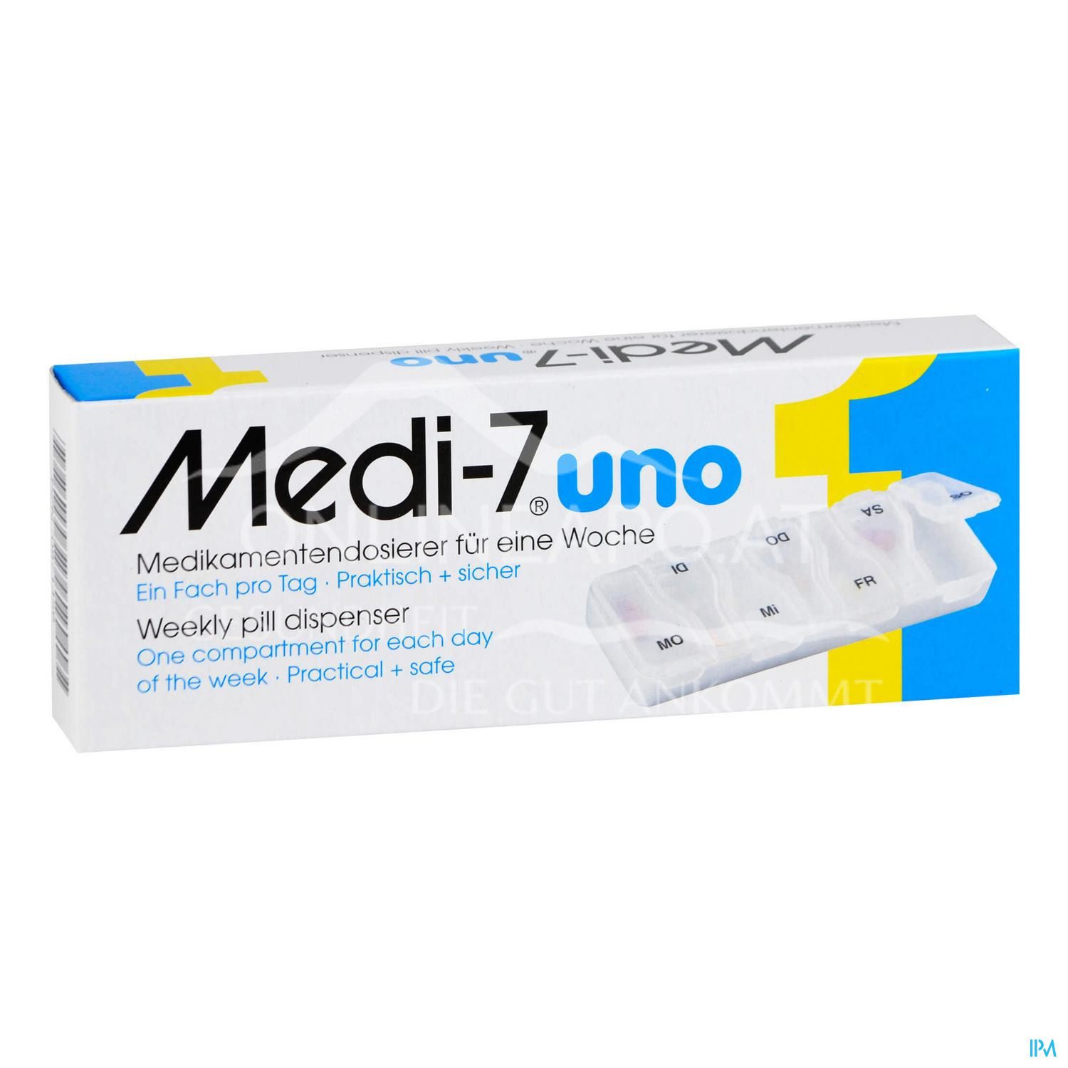 Medi-7 uno Medikamentendosierer für 7 Tage