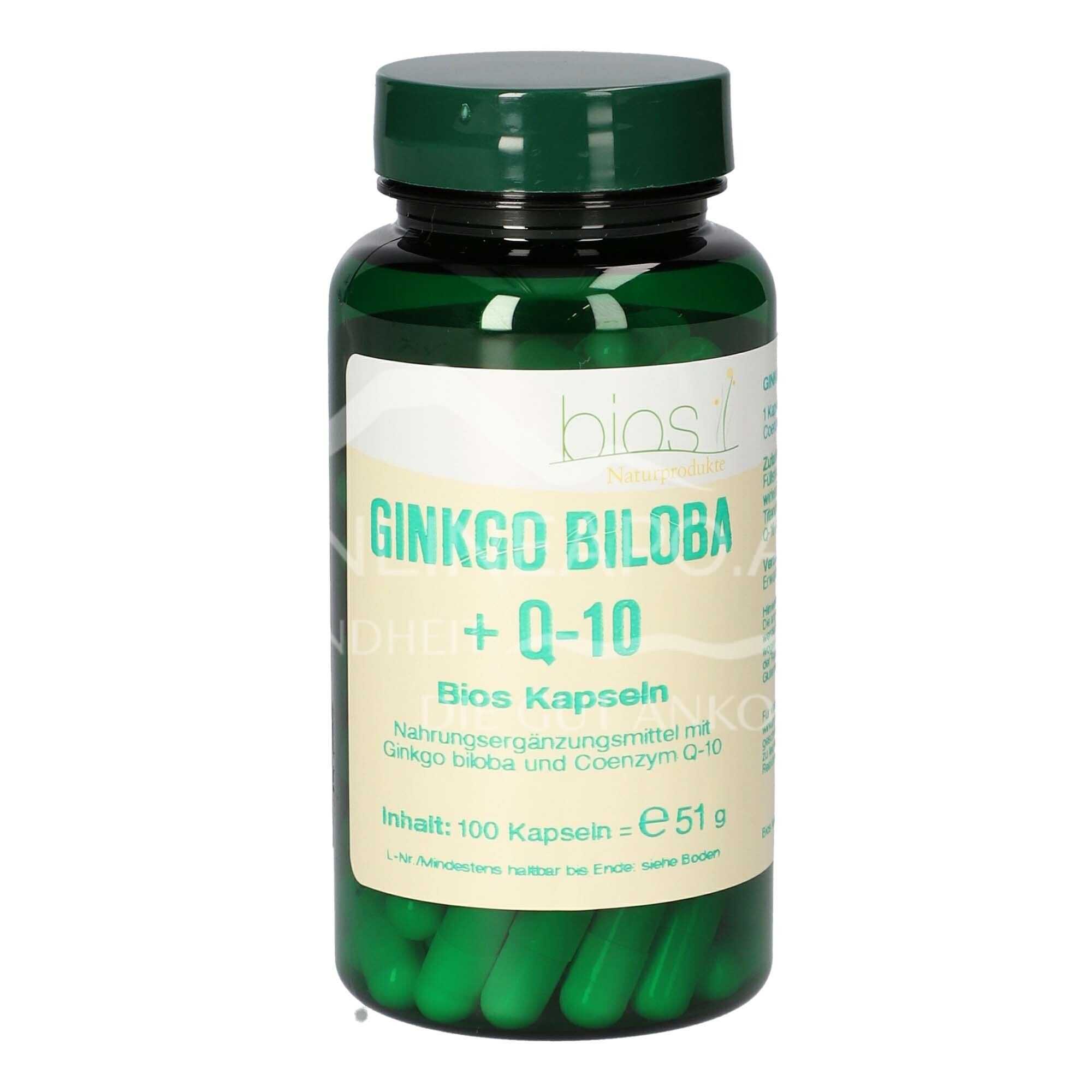 Bios Ginkgo Biloba + Q10 Capsules