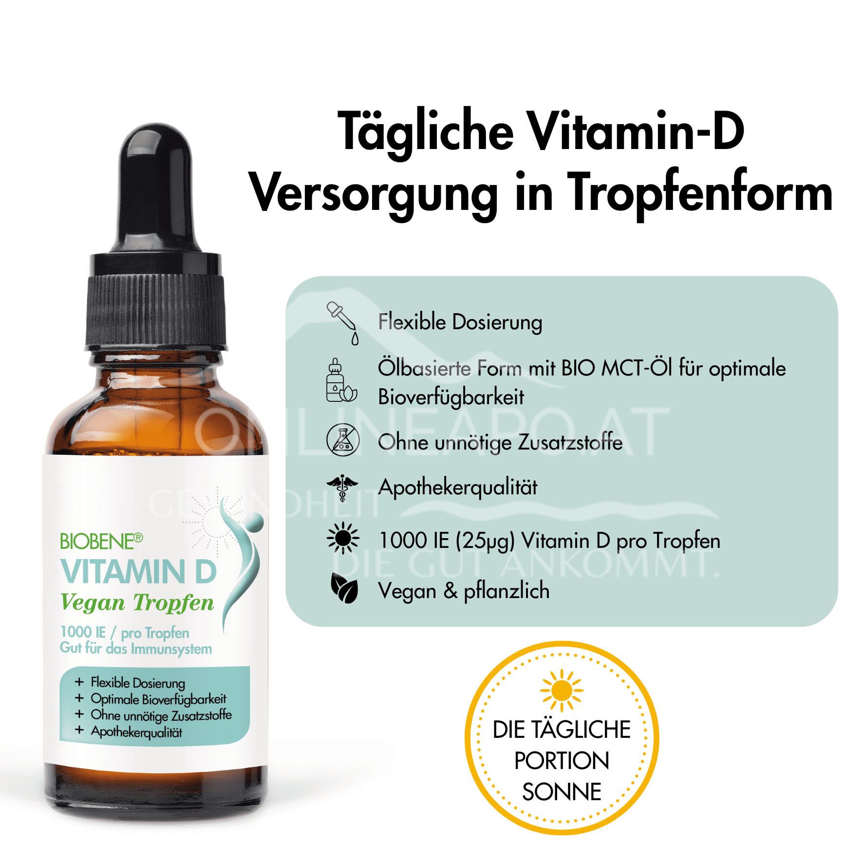 BIOBENE® Vitamin D vegan Tropfen