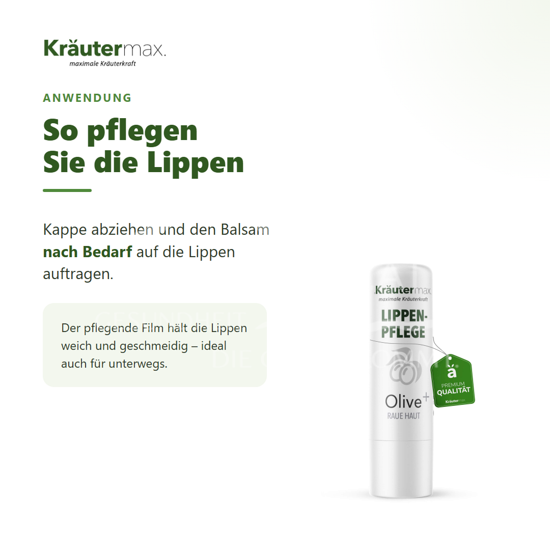 Kräutermax Olivenöl Lippenbalsam