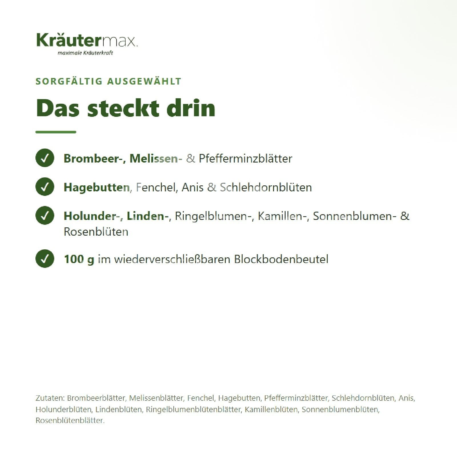 Kräutermax Schlechtwetter Tee