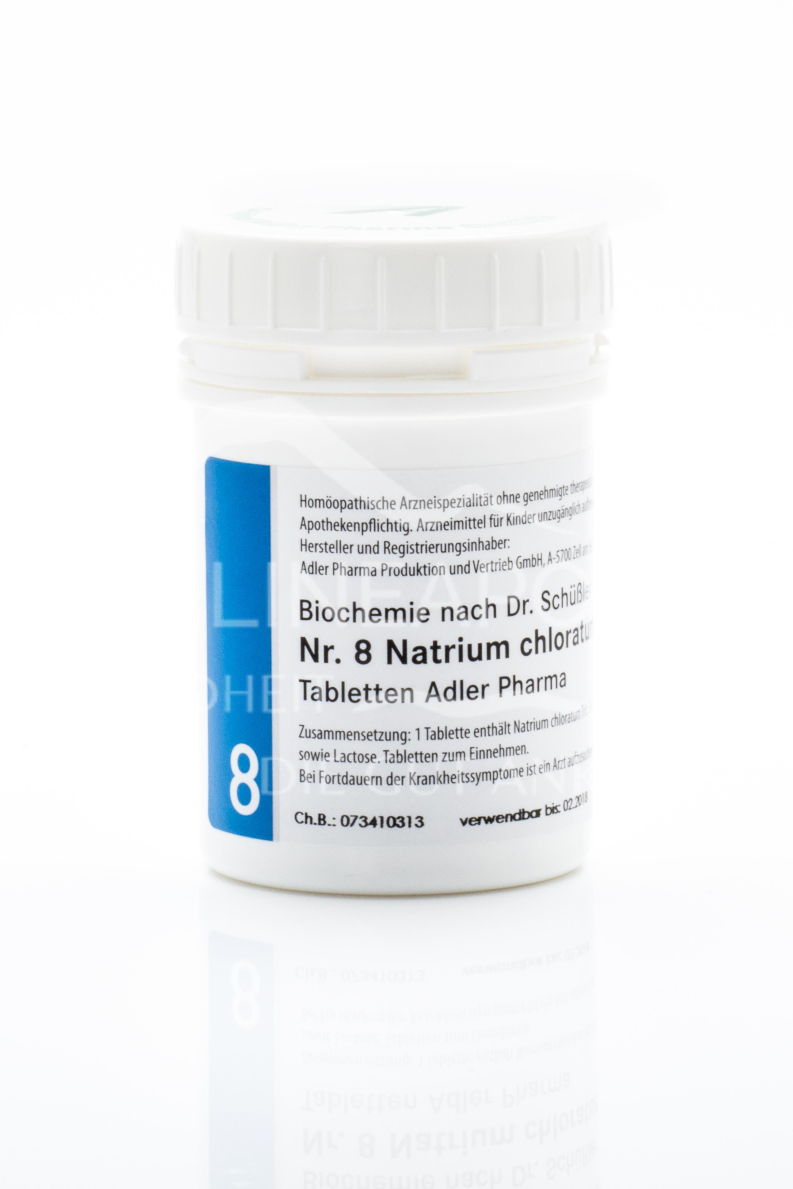 Schüßler Salz Adler Nr. 8 Natrium chloratum D6 Tabletten