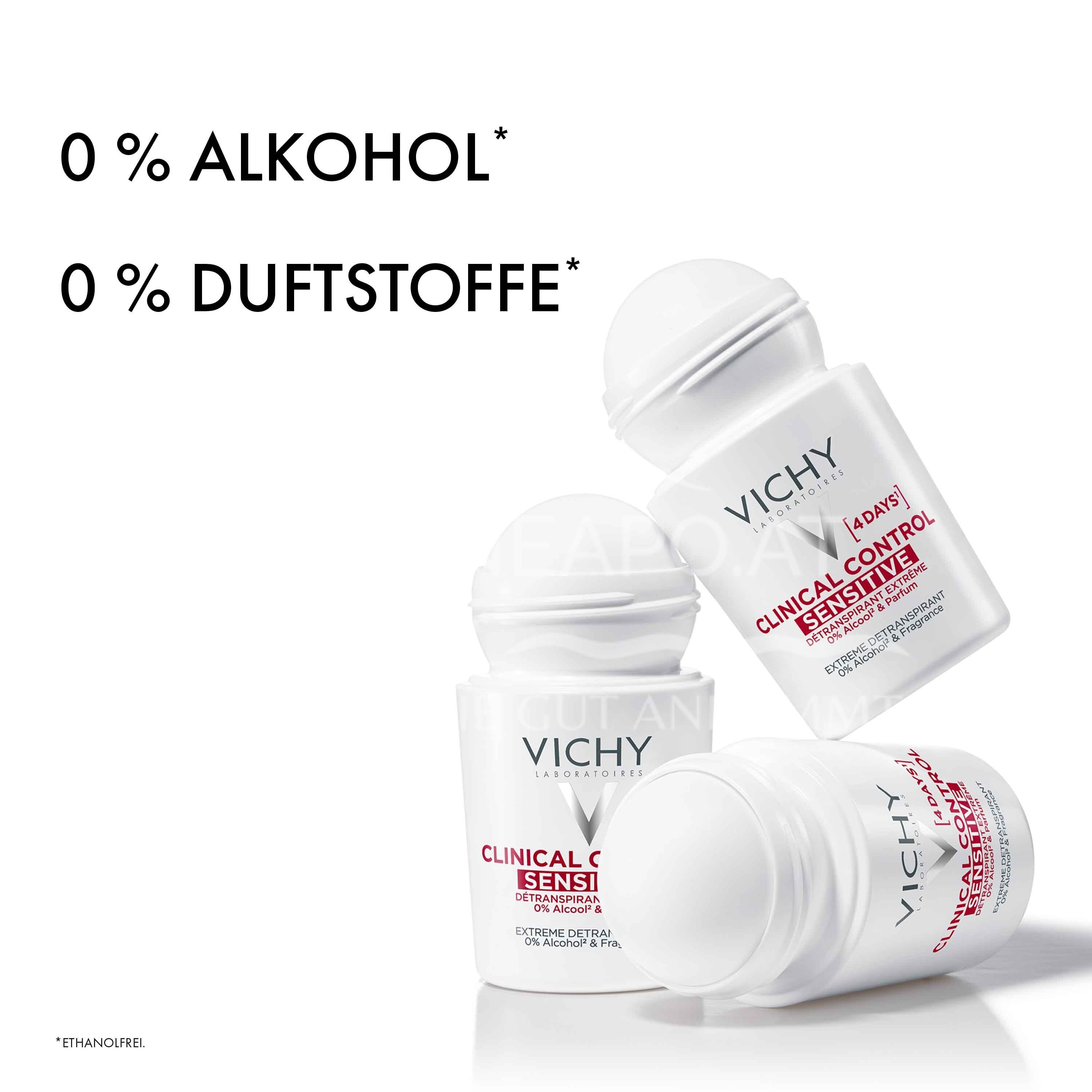 Vichy Clinical Control Sensitiv Antitranspirant Roll-On Deodorant