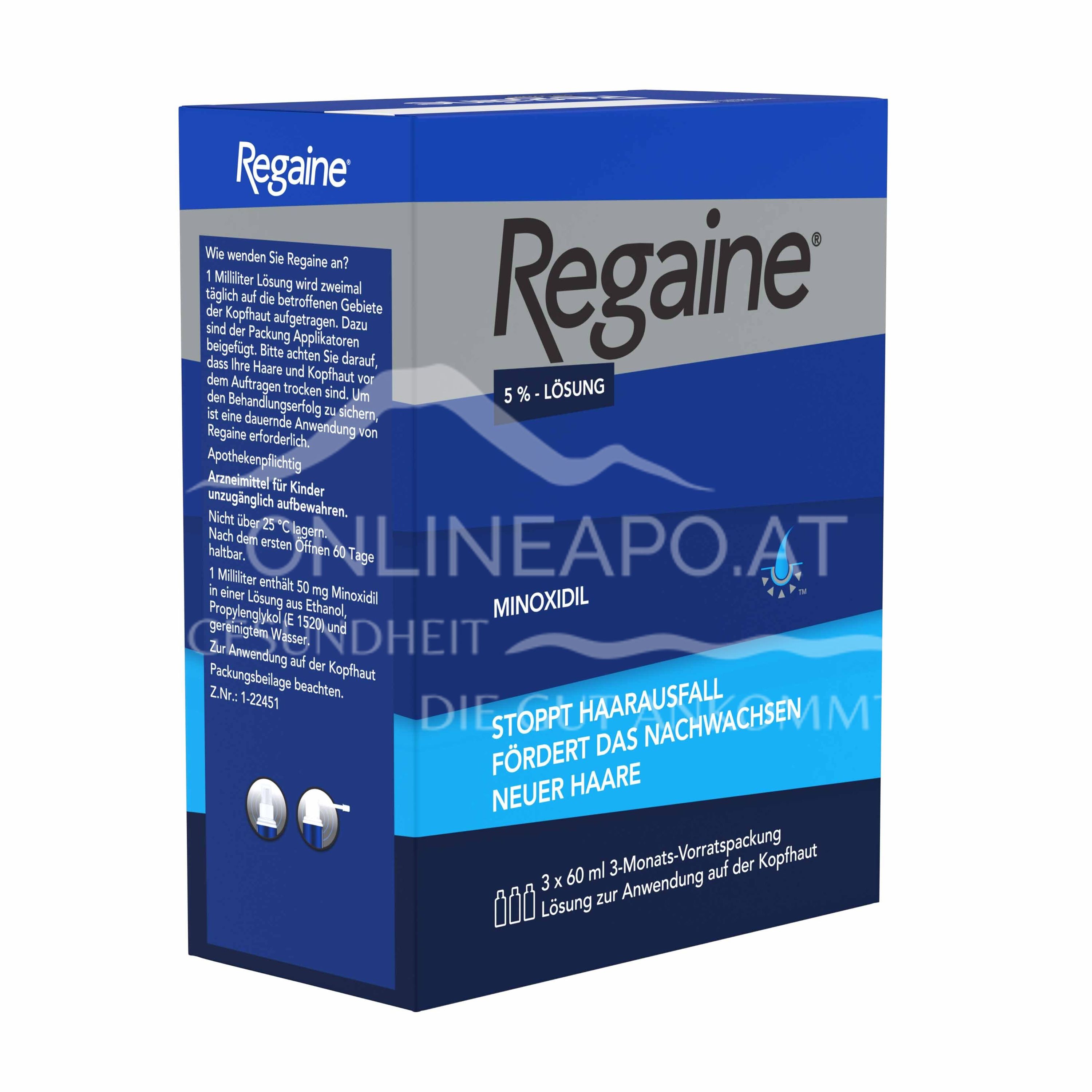 REGAINE® for Men 5% solution 3 x 60 ml