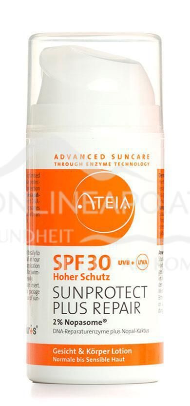ATEIA® SPF 30 SUNPROTECT PLUS REPAIR Gesicht & Körper Lotion