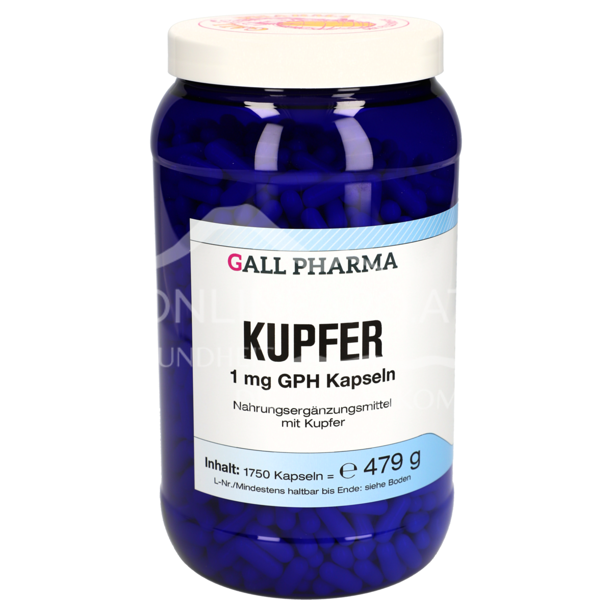 Gall Pharma Copper 1 mg capsules
