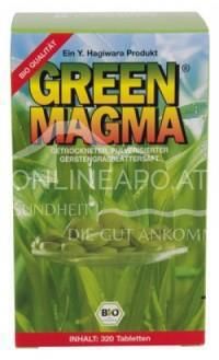 Allcura Green Magma GERSTENGRASEXTRAKT BIO 375MG TABLETTEN