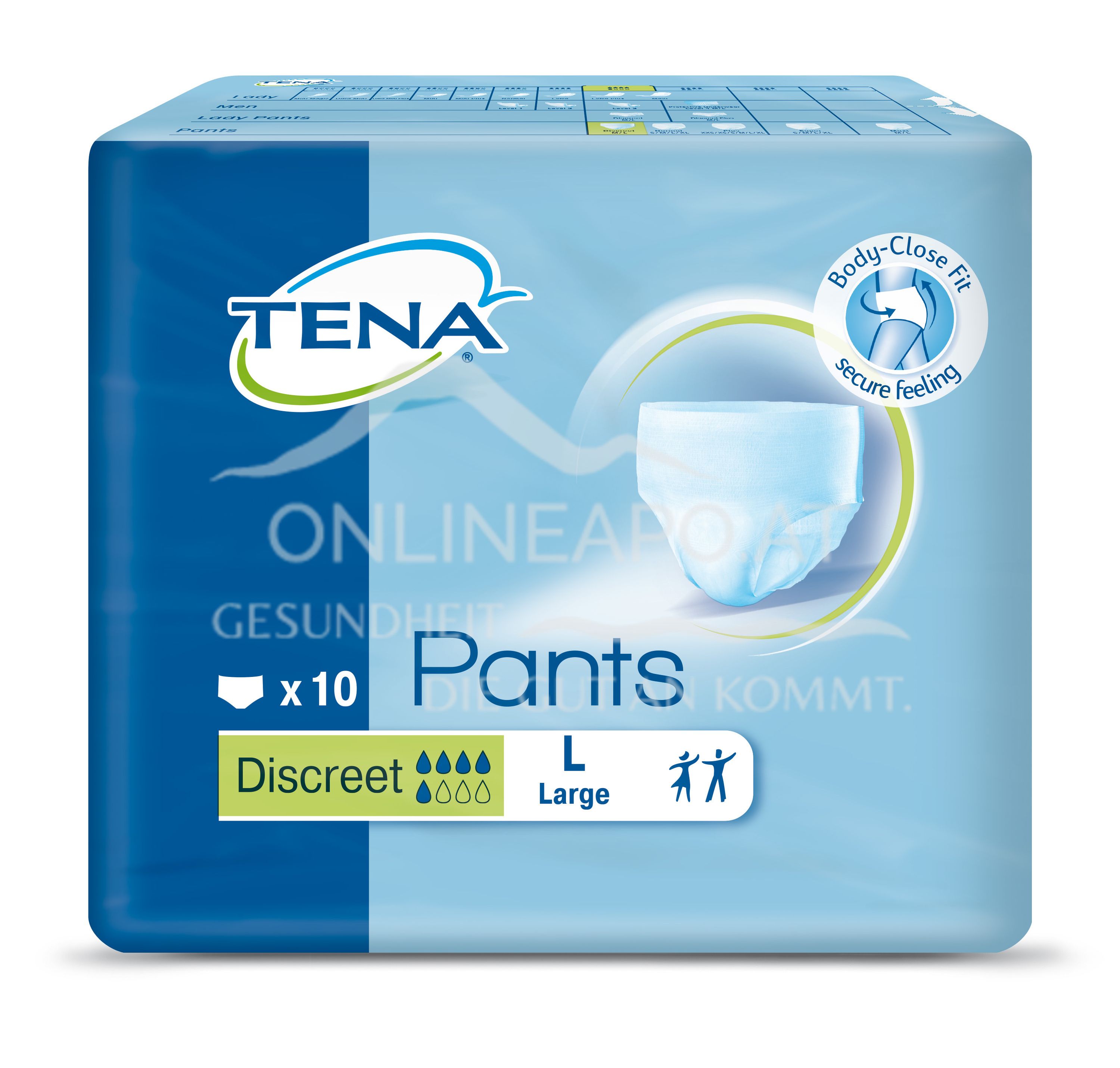 TENA Pants Discreet size L