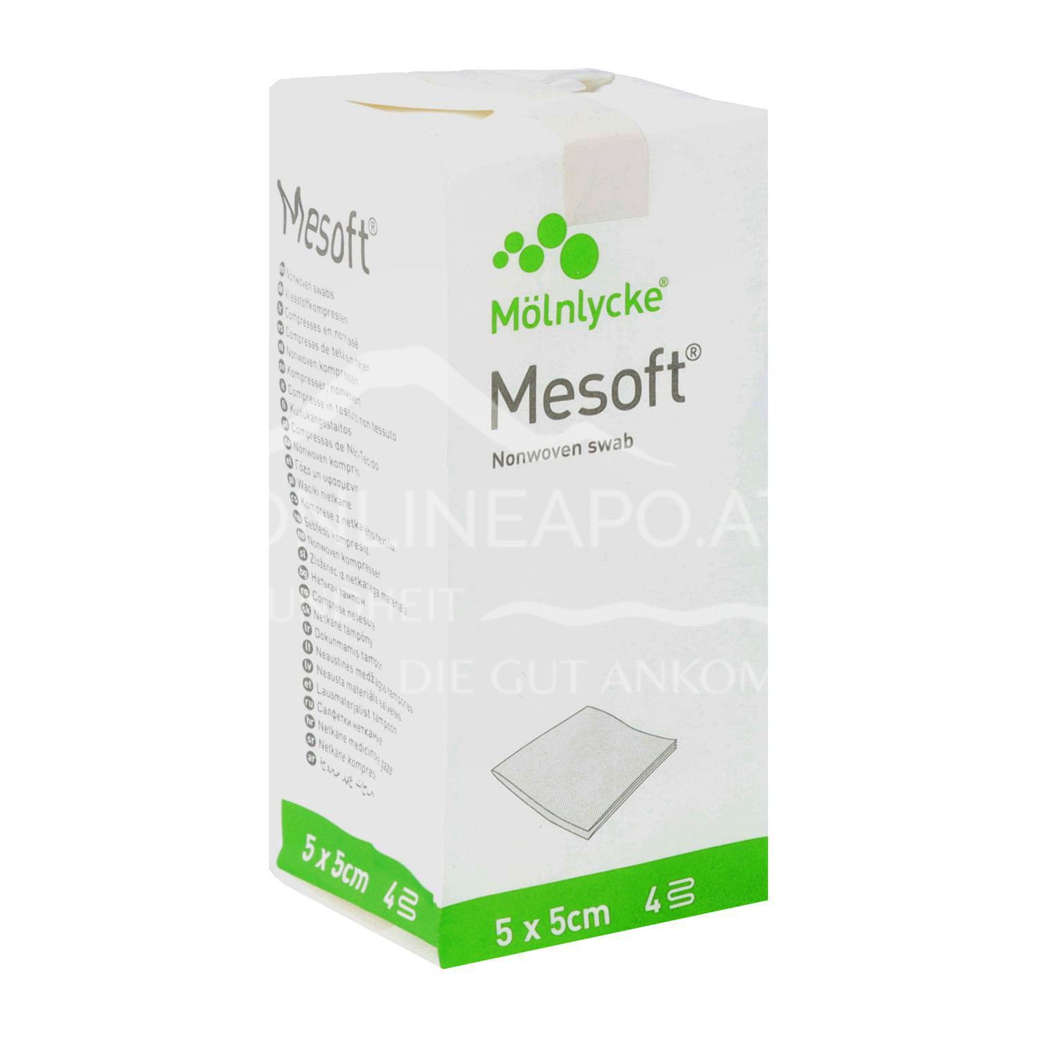 Mesoft® Vlieskompressen unsteril 5 x 5 cm