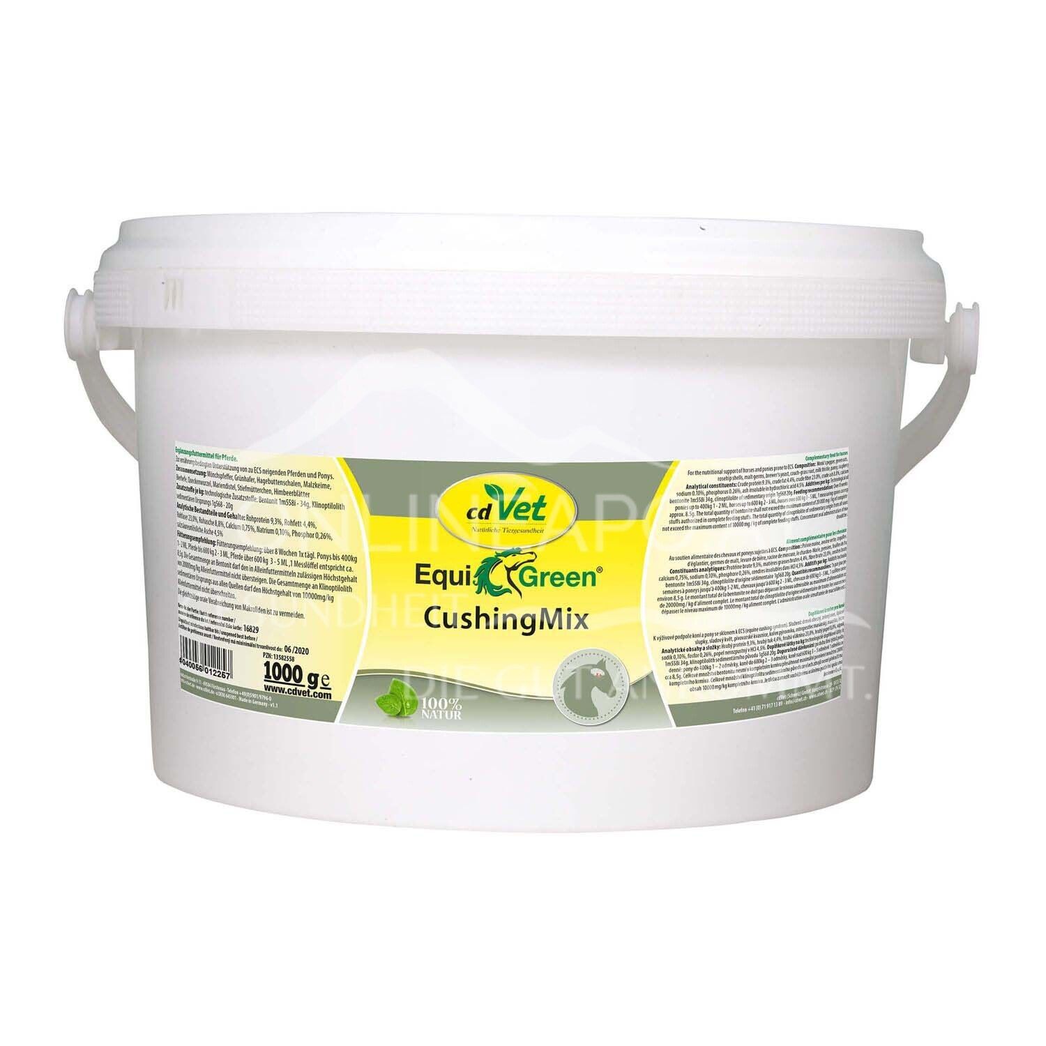 cdVet EquiGreen CushingMix herbal mixture for horses and ponies