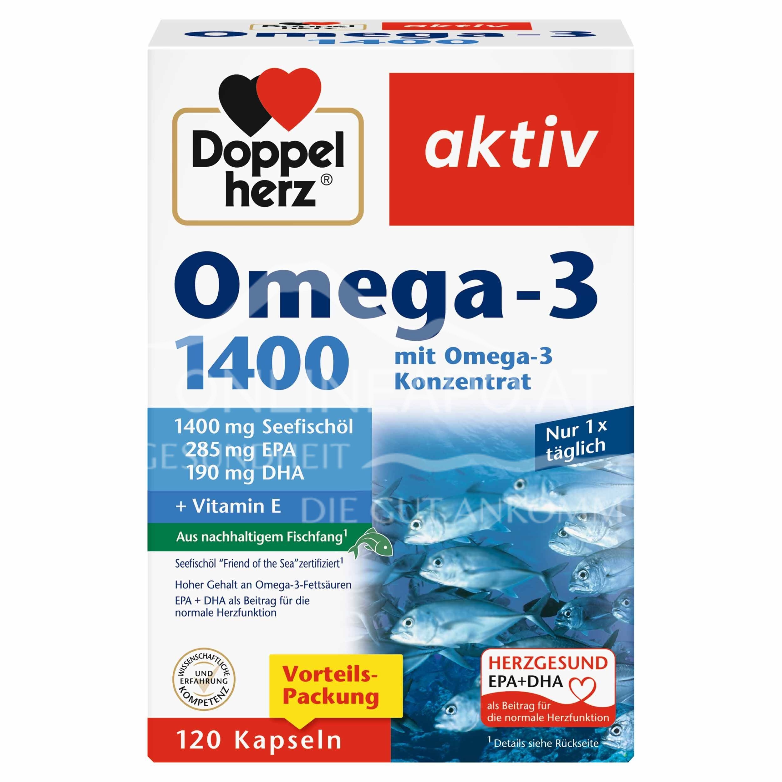 Doppelherz aktiv Omega-3 1400 Kapseln