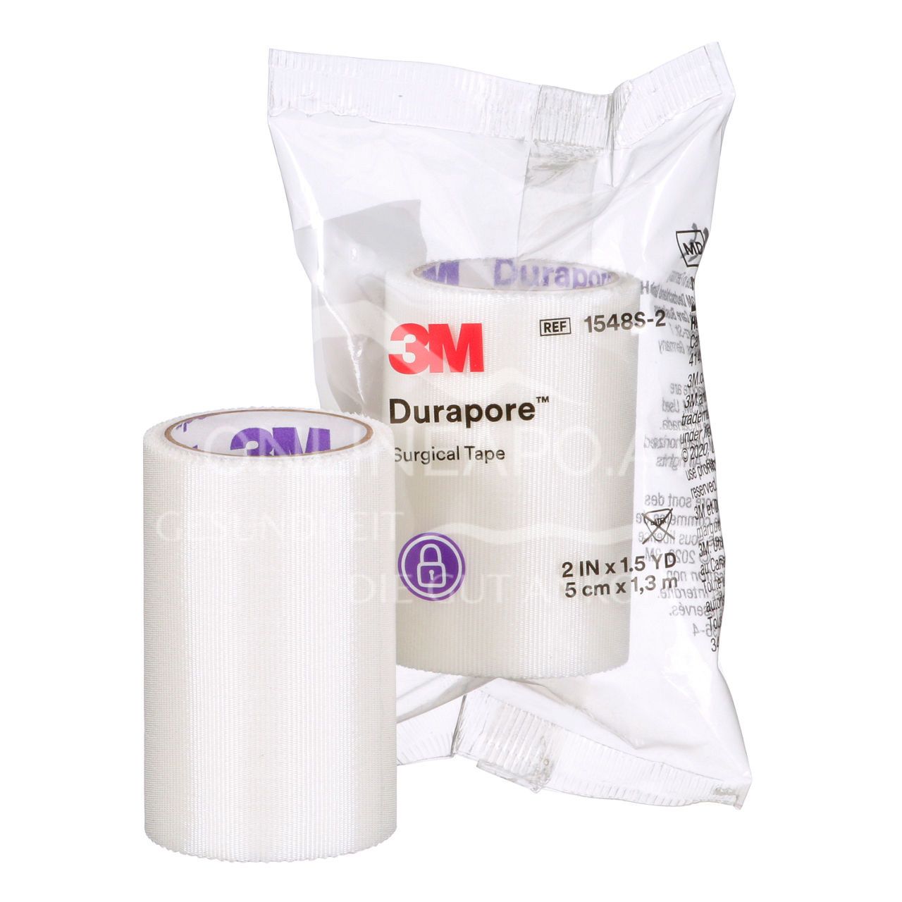 Solventum™ Durapore™ Kunstseidenpflaster, 1548S-2, 5 cm x 1.37 m, einzeln verpackt
