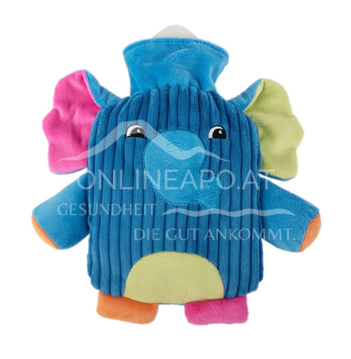 Singer hot water bottle cuddly toy elephant Benjamin - 0,8L