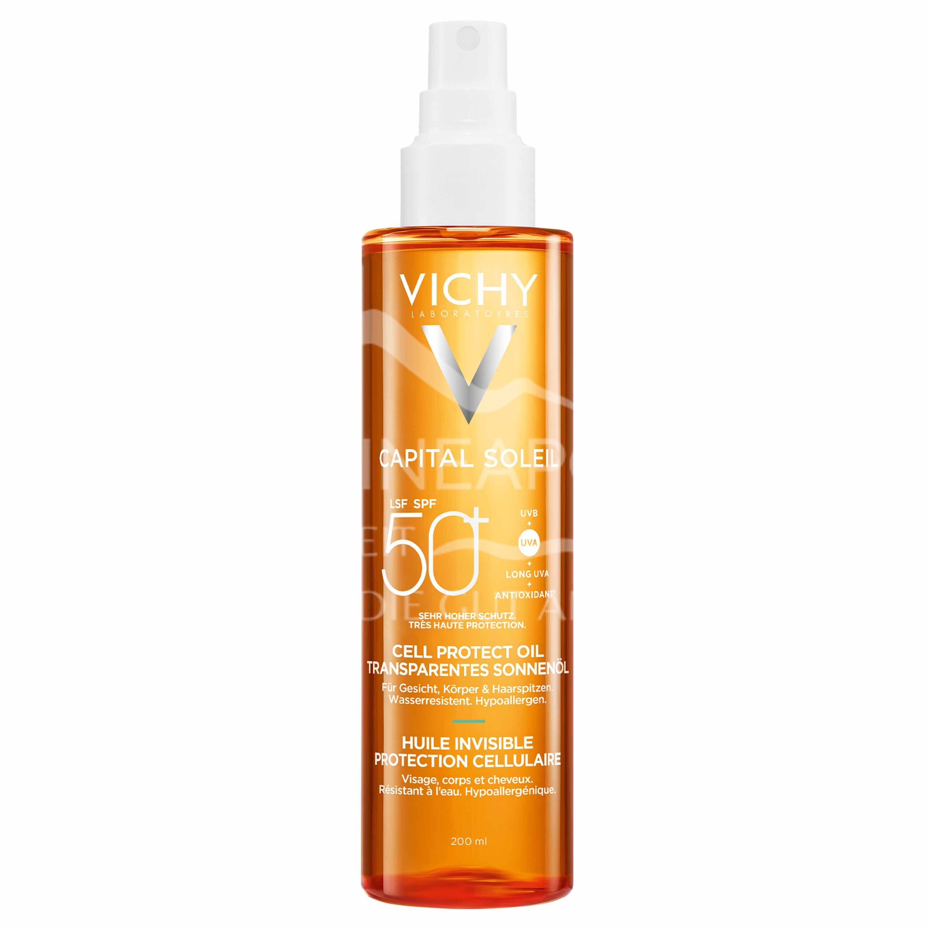 Vichy Capital Soleil Cell Protect LSF 50+ Transparentes Sonnenöl