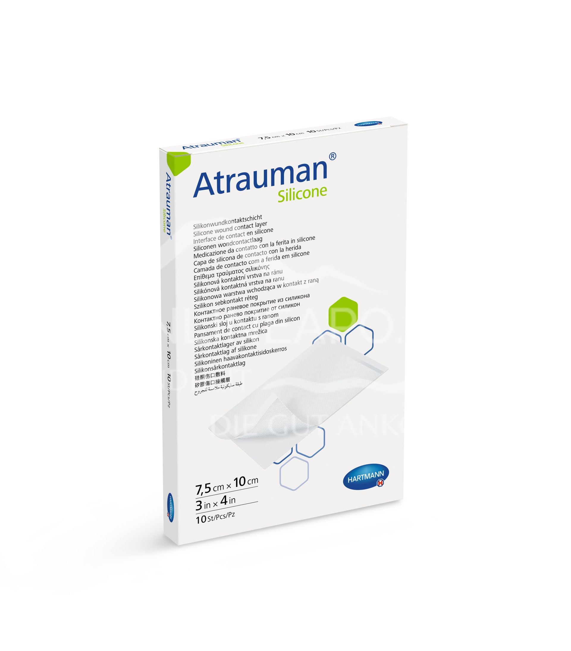 Atrauman® Silicone Silikonwundkontaktschicht, steril 7,5 x 10 cm