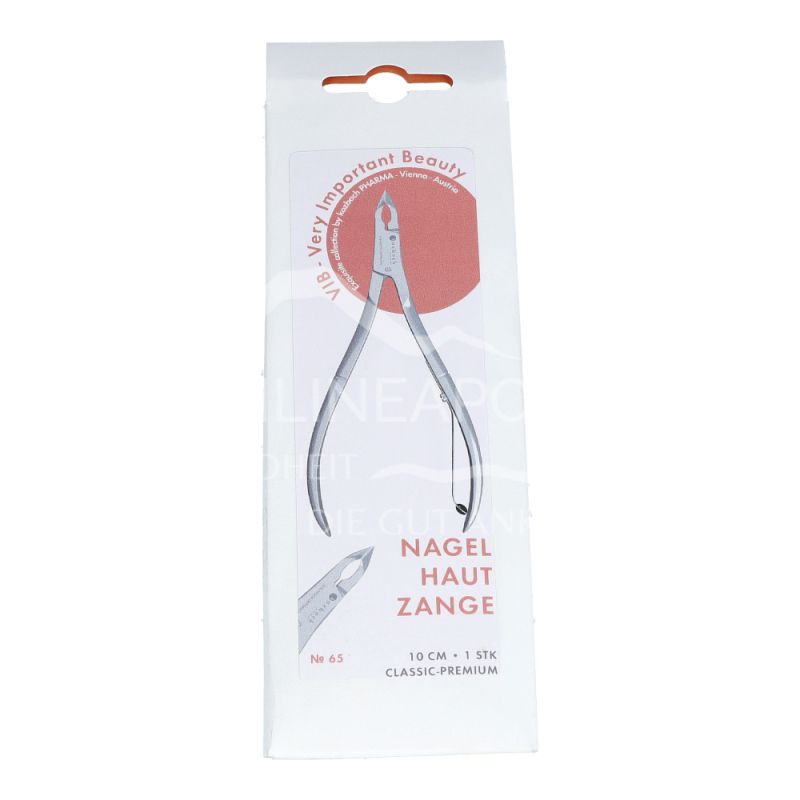 Kozbach Pharma 65 Skin forceps, nickel-plated torsion spring, 10 cm