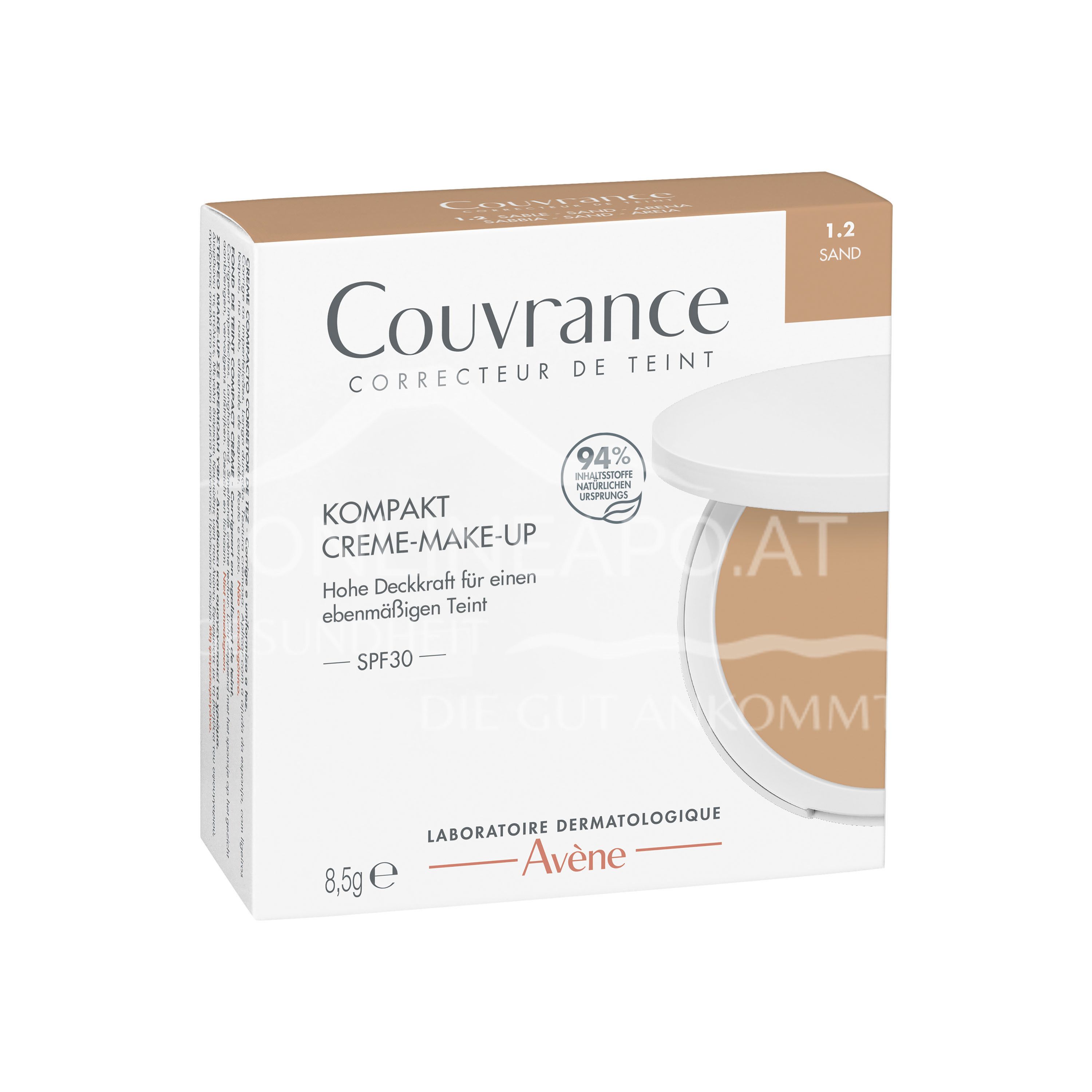 Avene Couvrance Kompakt Creme-Make-up 1.2 Sand - LSF 30