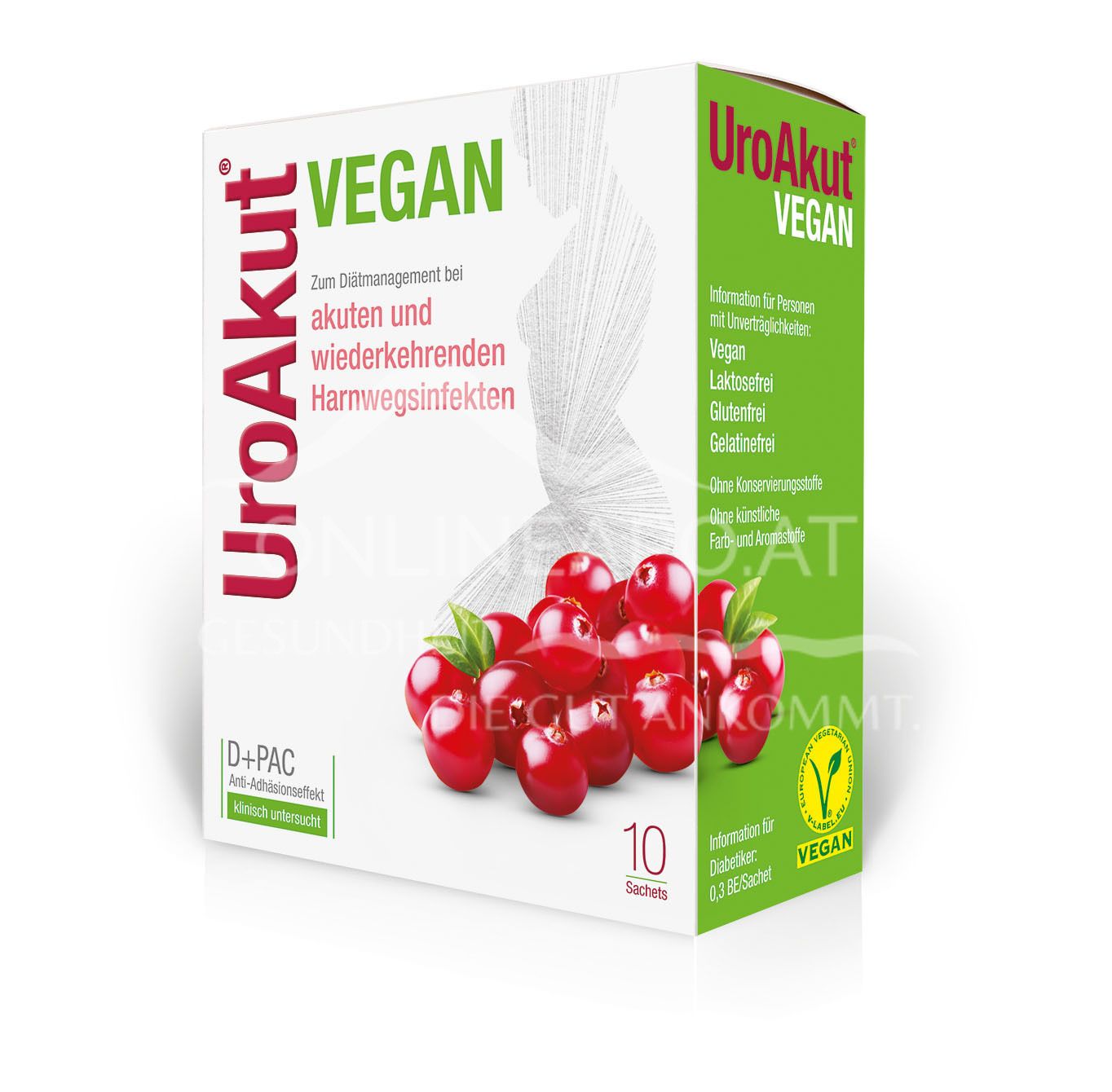 Biogelat UroAkut® vegan D-Mannose plus Cranberry Sachets