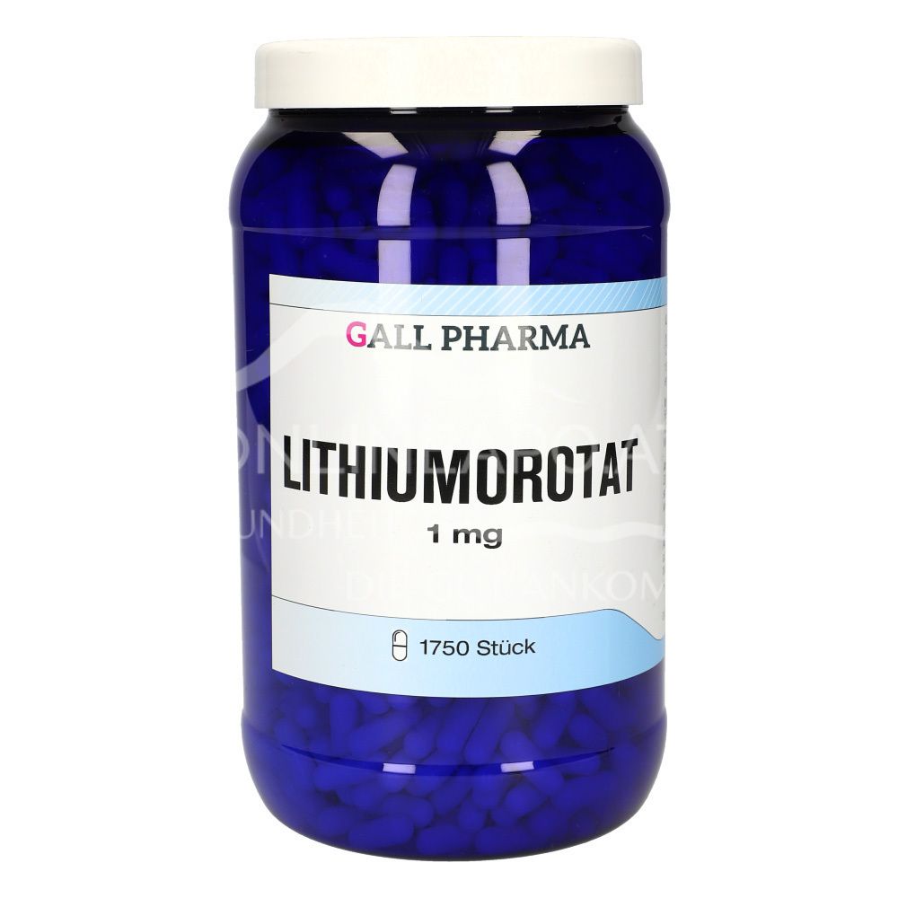 Gall Pharma Lithiumorotat 1 mg Kapseln