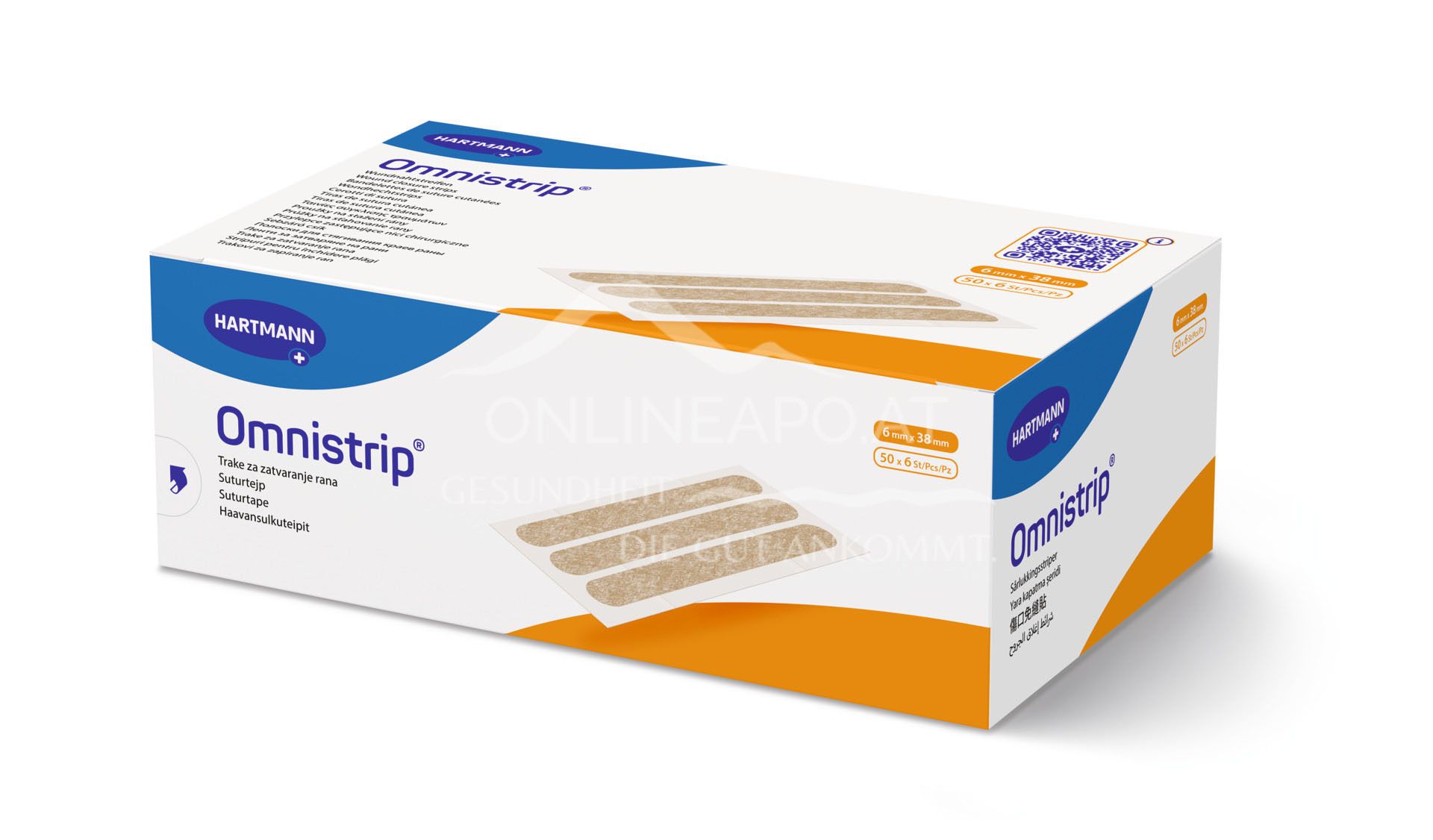 Omnistrip® wound suture strips sterile, 6 x 38 mm