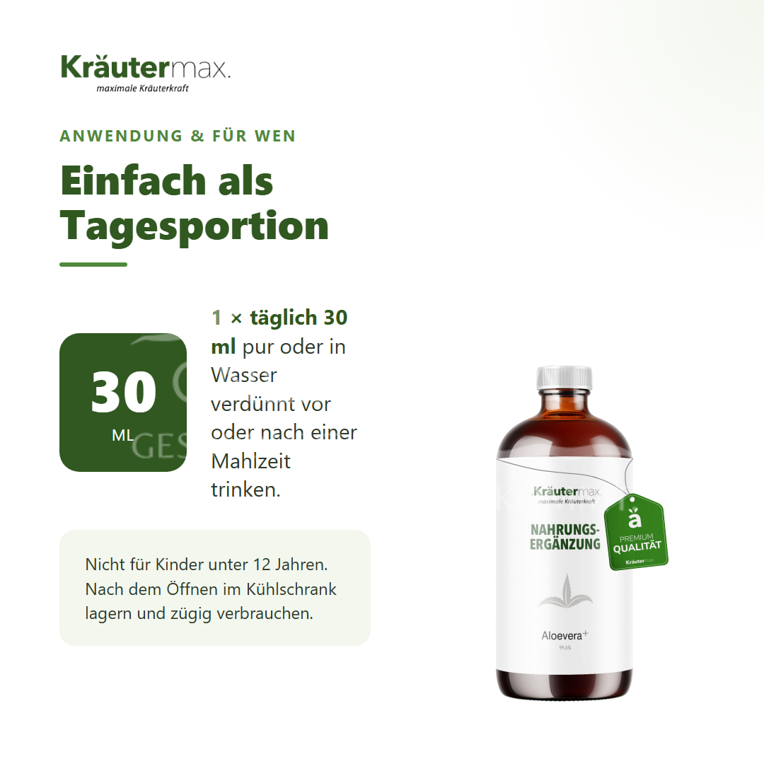 Kräutermax Aloevera Saft