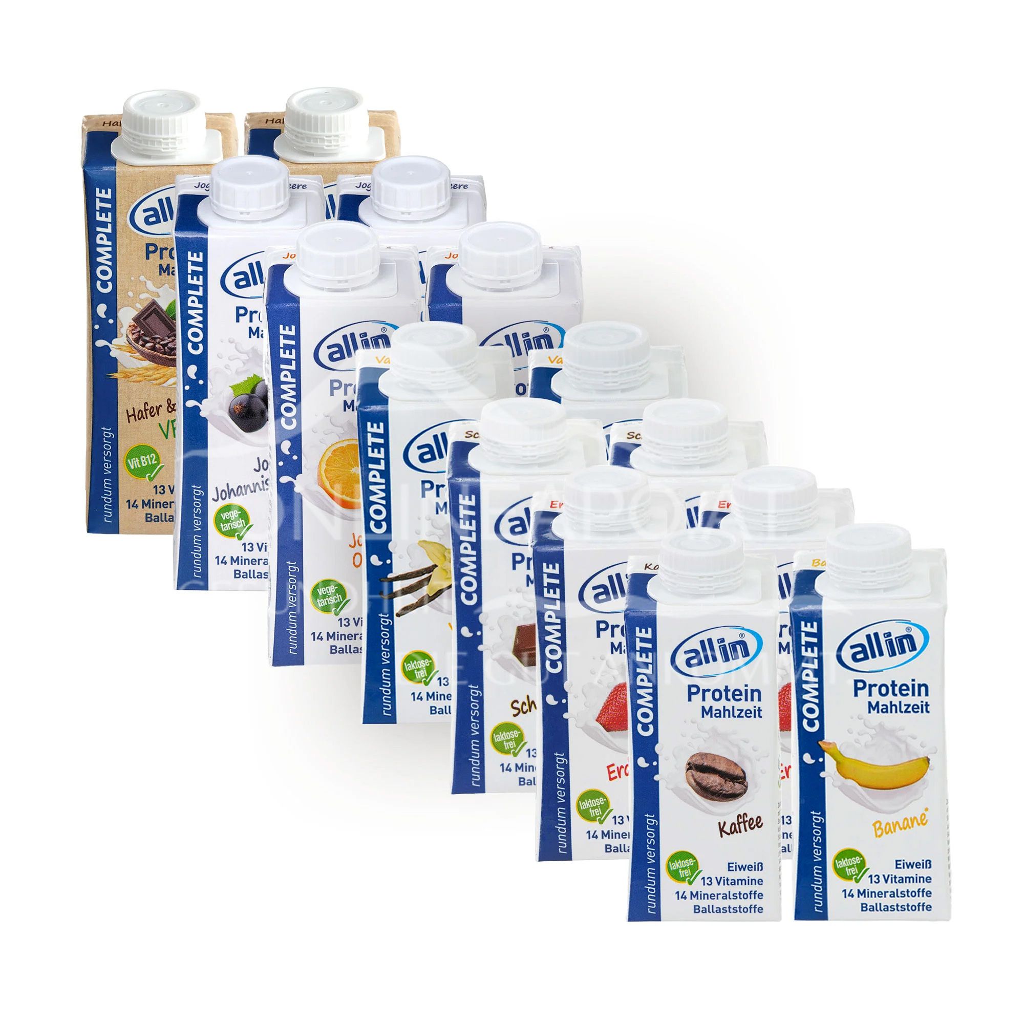 all in® 8-pack MIX – all COMPLETE varieties (14 x 200/250ml)