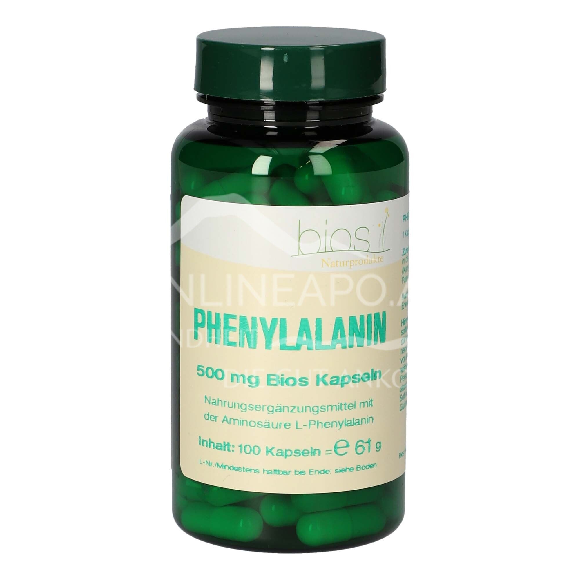 Bios Phenylalanin 500 mg Kapseln