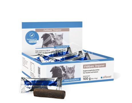 alfavet FeliGum Trojan lick for cats and dogs 10 g
