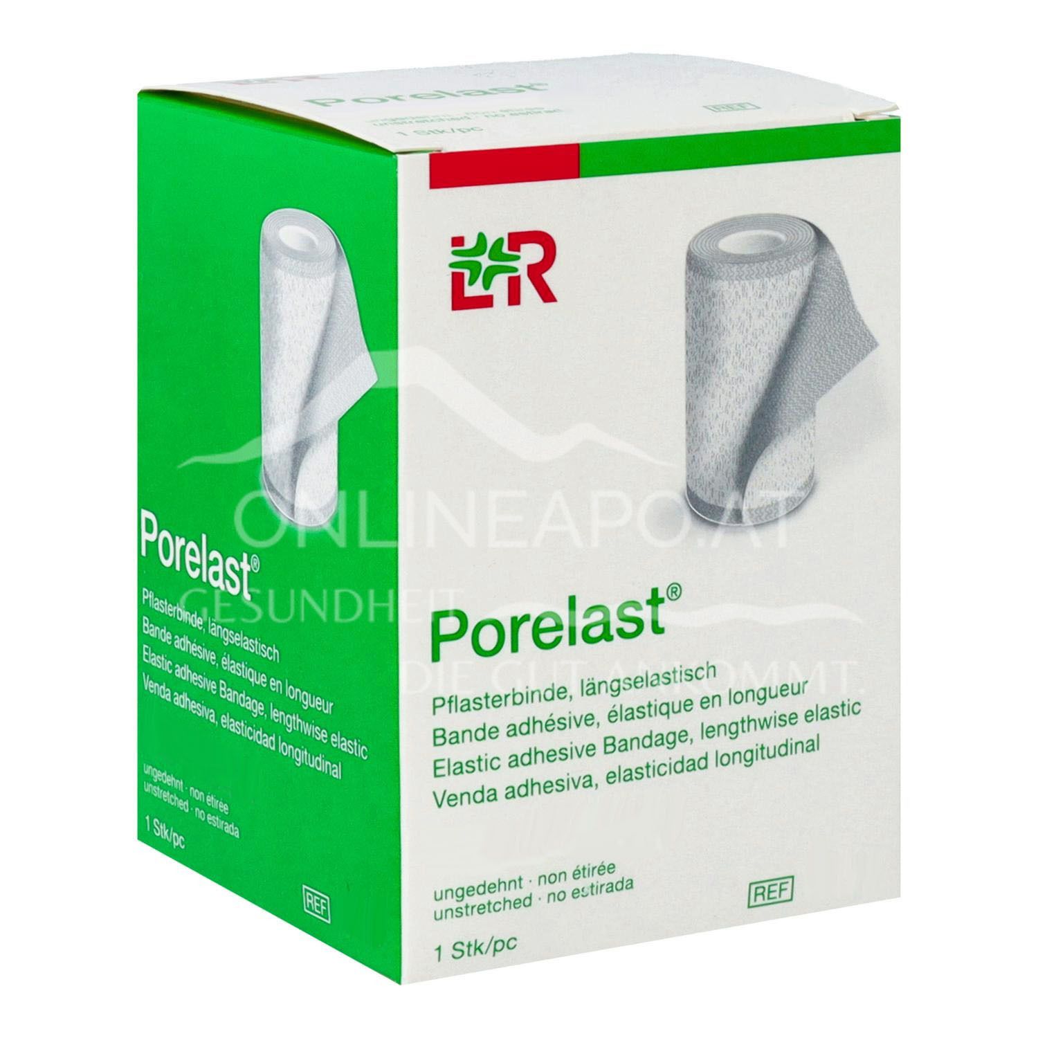 Porelast® longitudinally elasticated plaster bandage 6 cm x 2.5 m