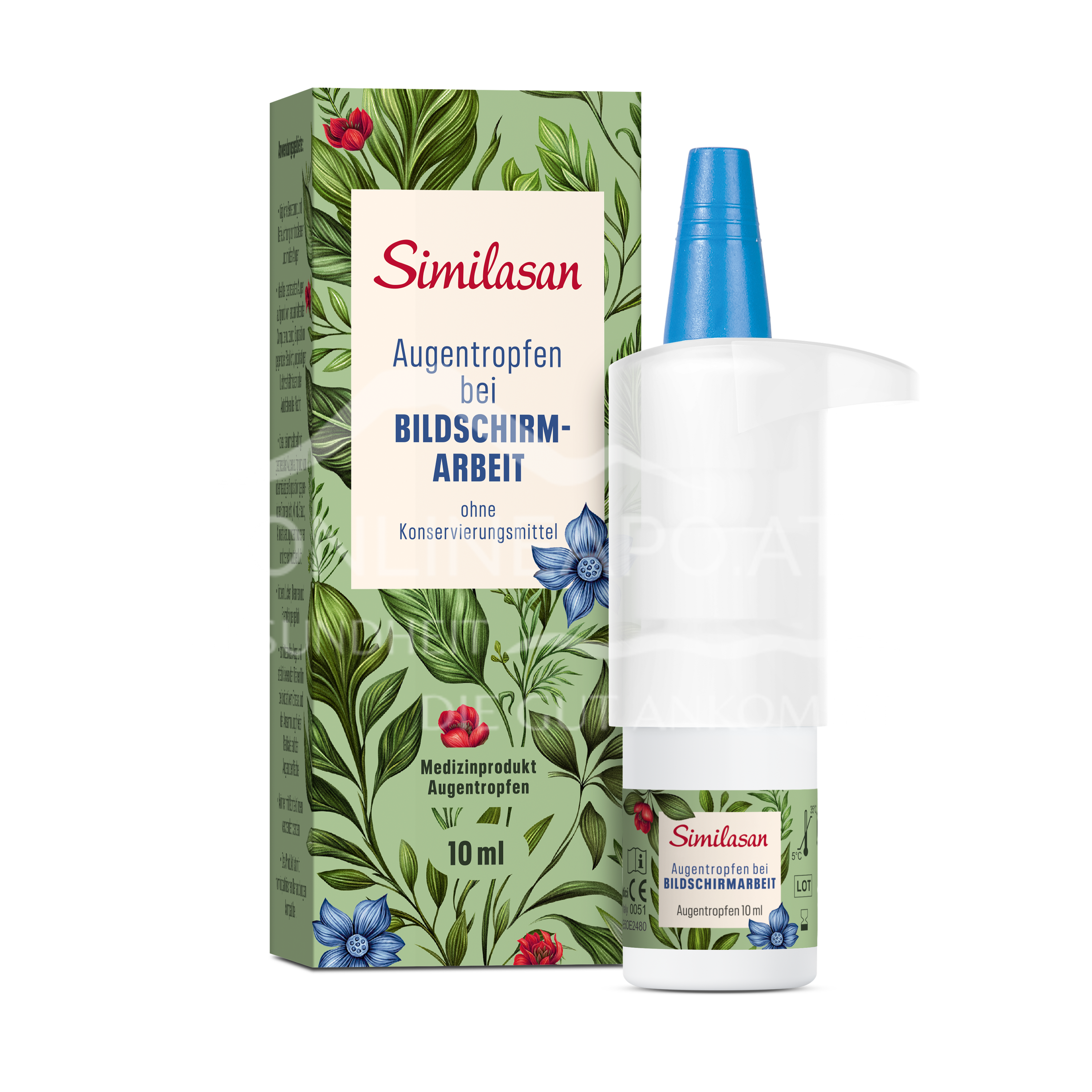 Similasan Augentropfen bei Bildschirmarbeit