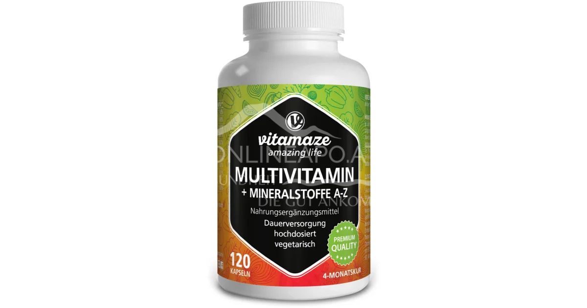 Vitamaze Multivitamin + Mineralstoffe A-Z Kapseln