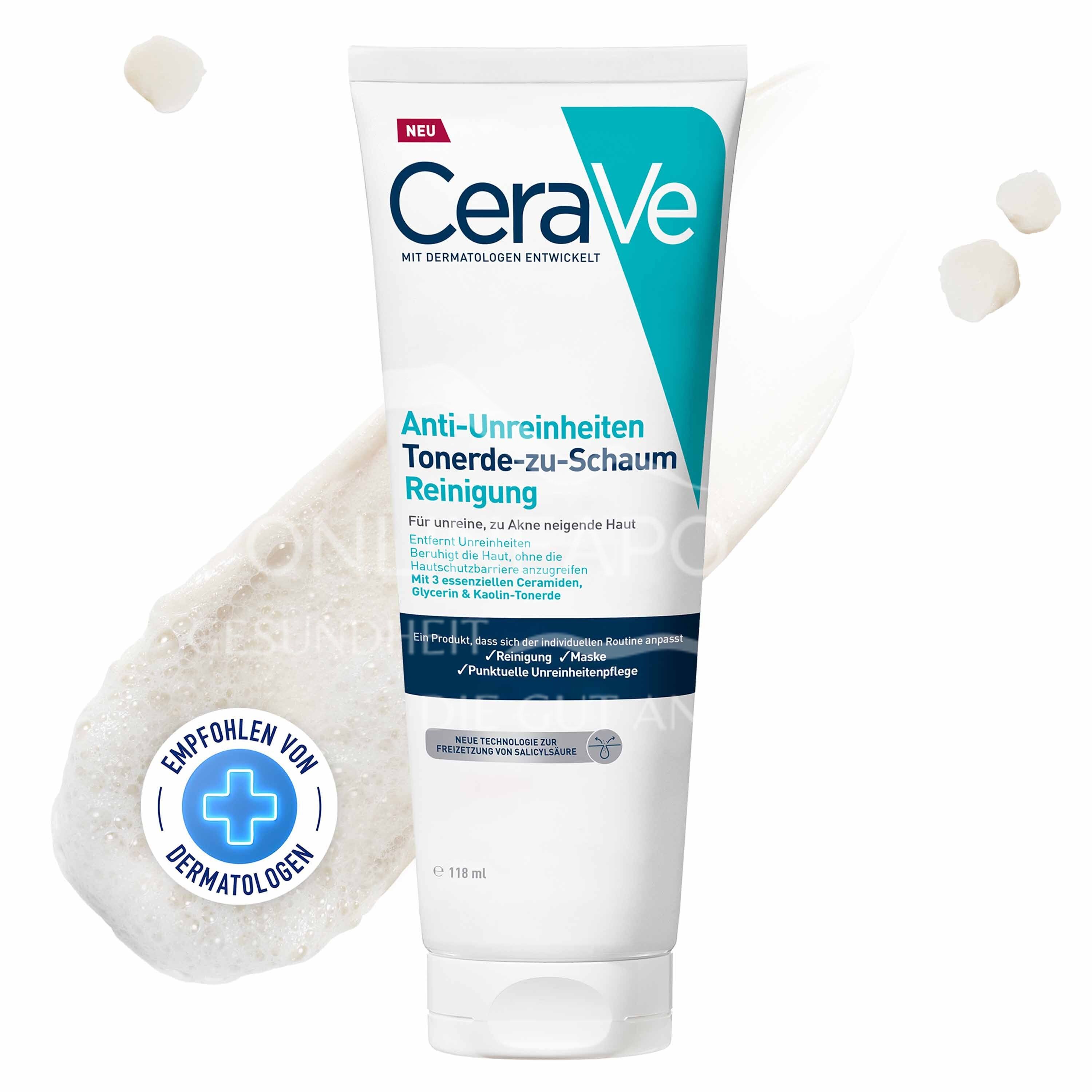 CeraVe Tonerde-zu-Schaum-Reinigung