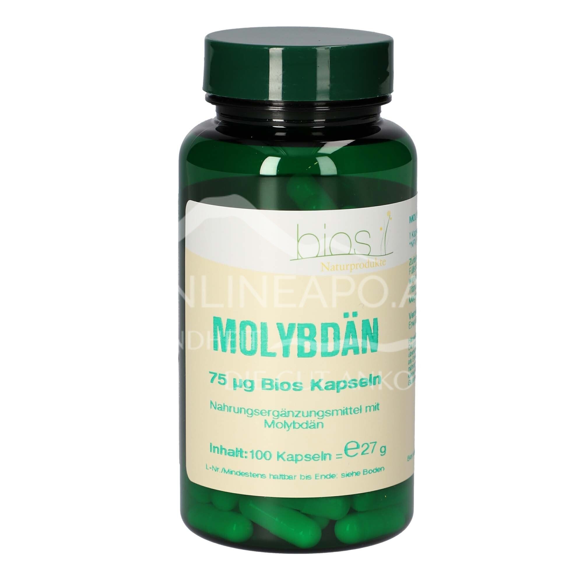 Bios Molybdenum 75 µg Capsules