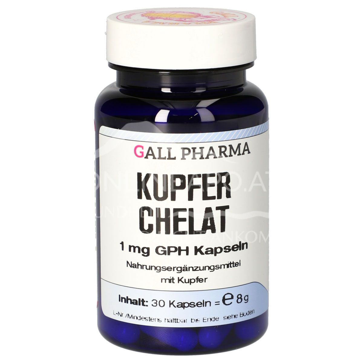 Gall Pharma copper chelate 1 mg capsules