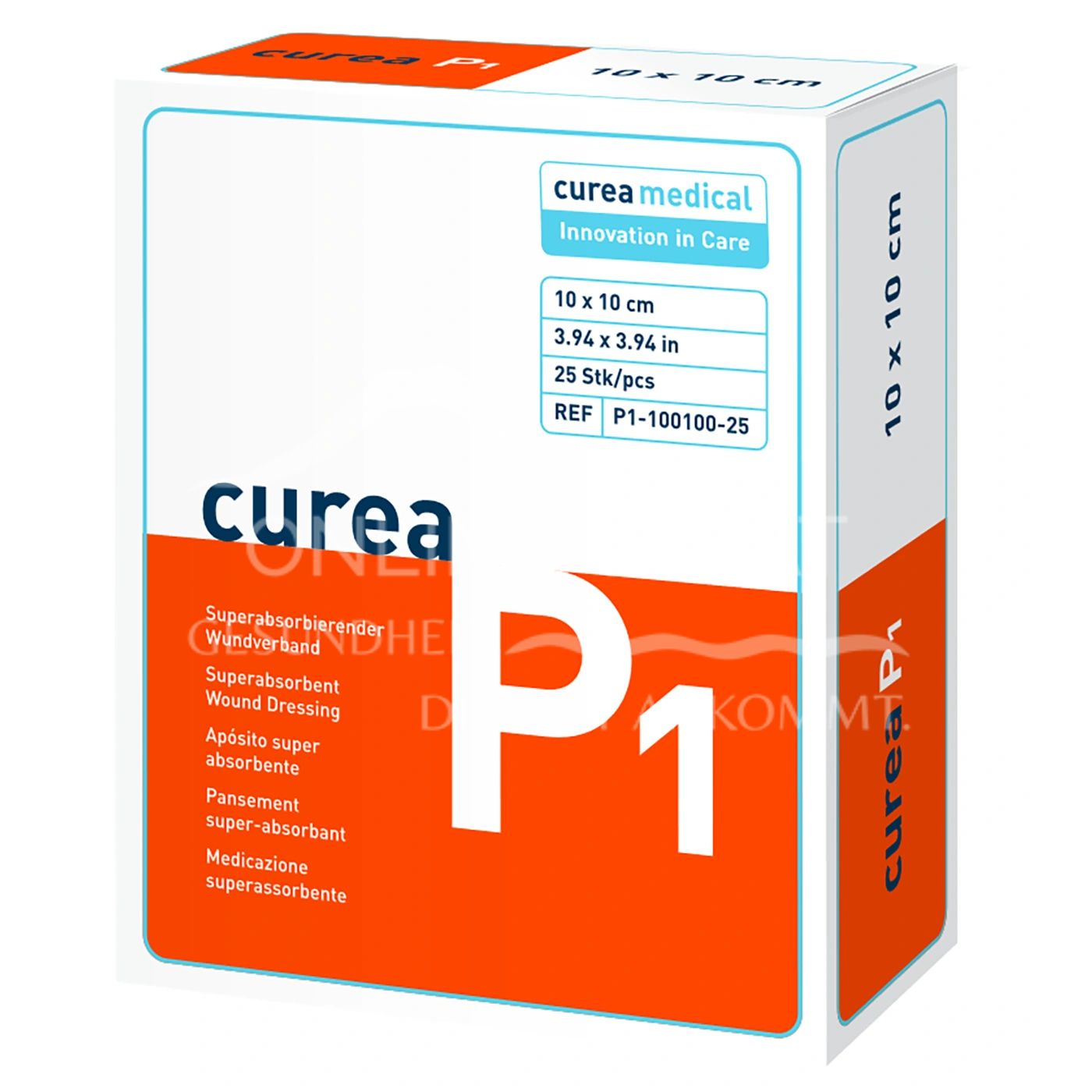 curea medical Curea P1 Superabsorbierender Wundverband steril, 10 x 10 cm