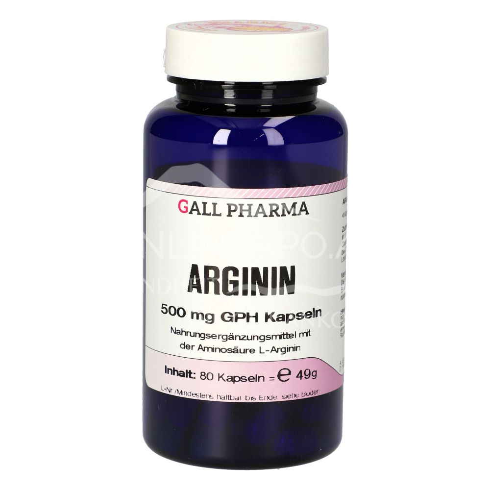 Gall Pharma Arginin 500 mg Kapseln