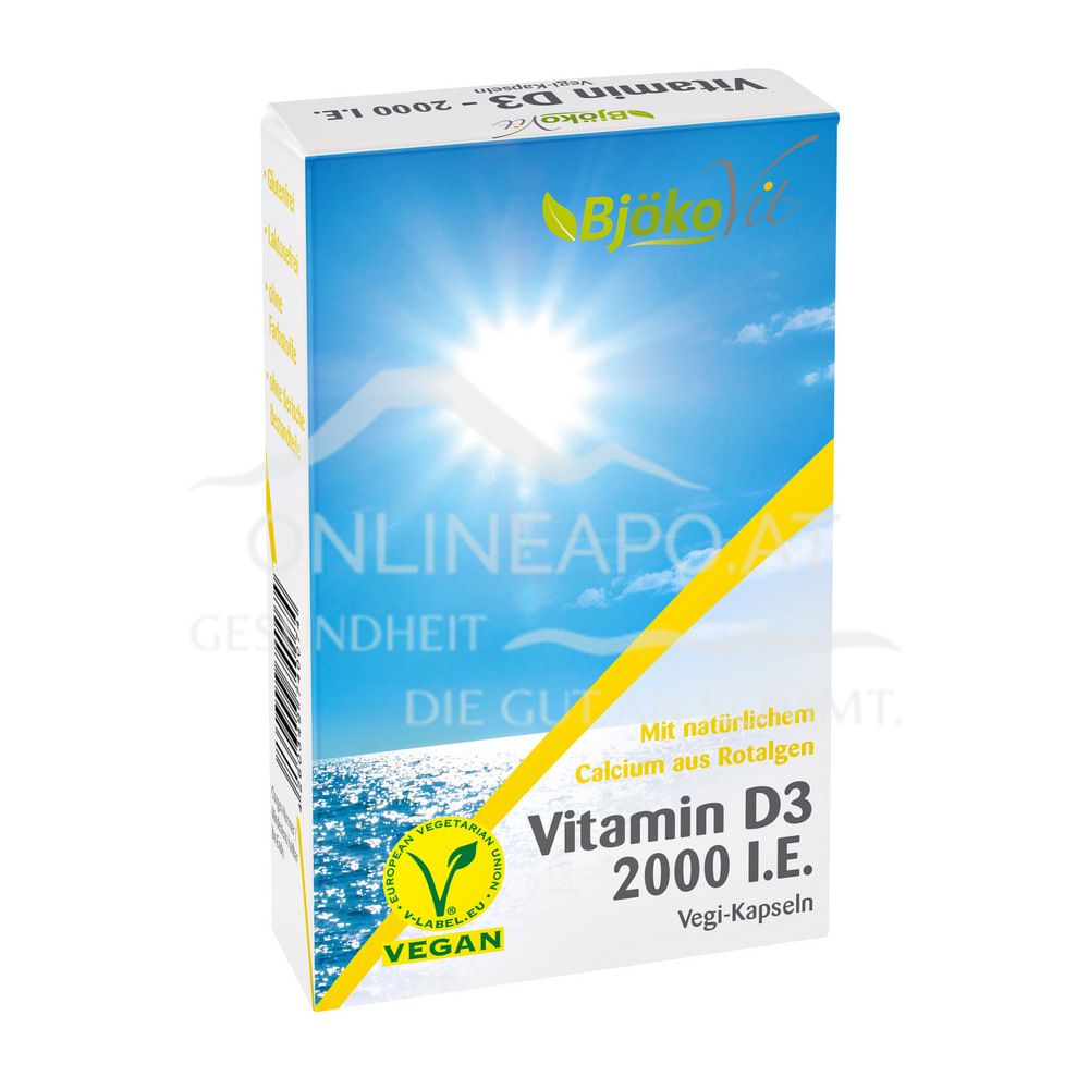 BjökoVit Vitamin D3 Kapseln vegan