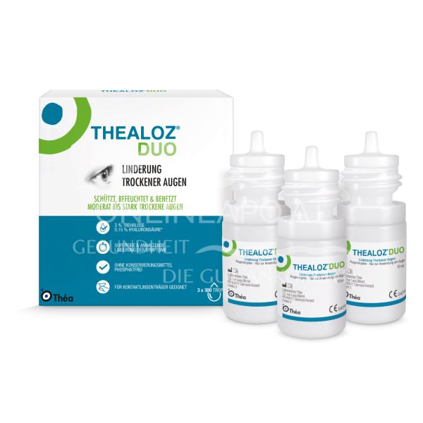 Thealoz® Duo Augentropfen Mulitdose 3 x 10 ml