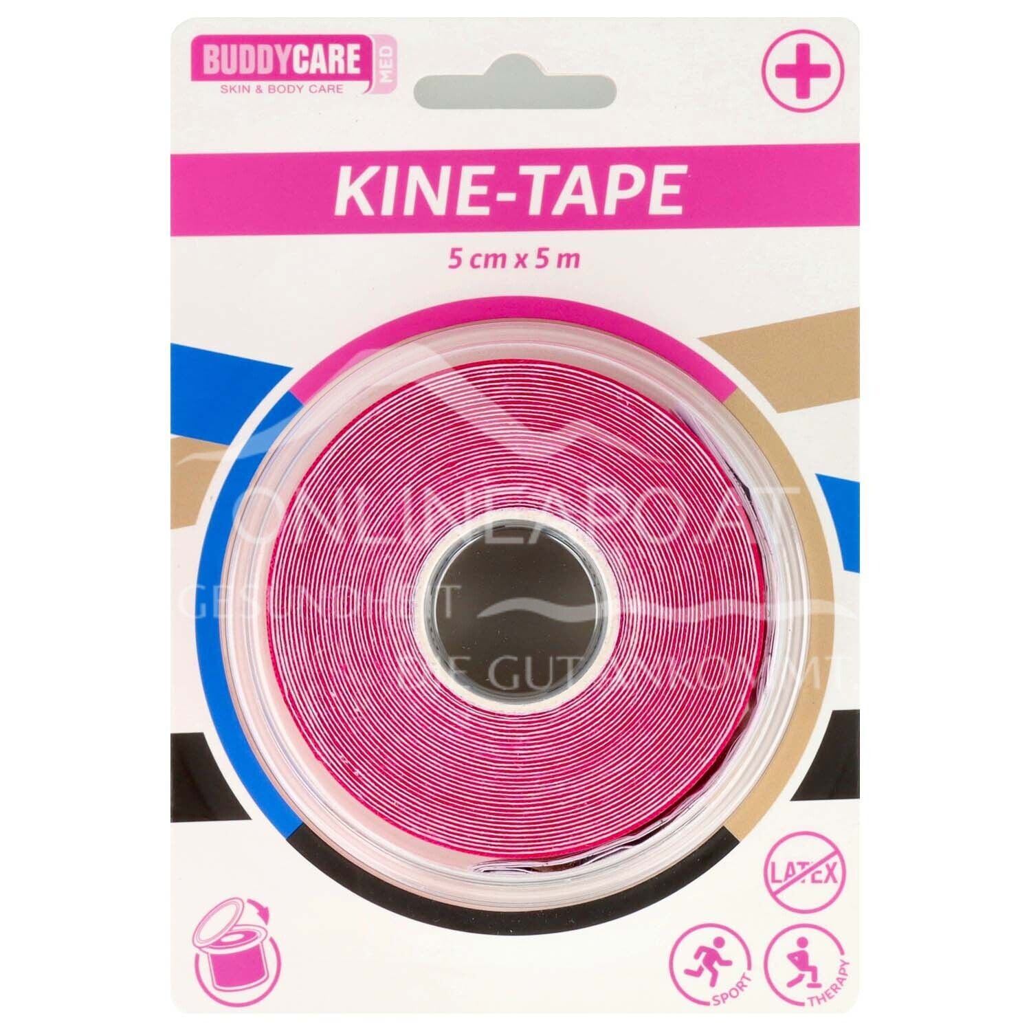 BUDDYCARE® MED Kine-Tape ROSA - 5cm x 5m