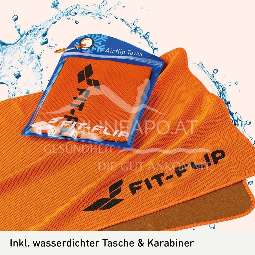 FIT-FLIP Airflip Towel das kühlende Handtuch - Orange