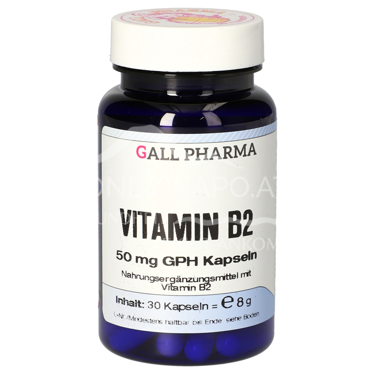 Gall Pharma Vitamin B2 50 mg capsules